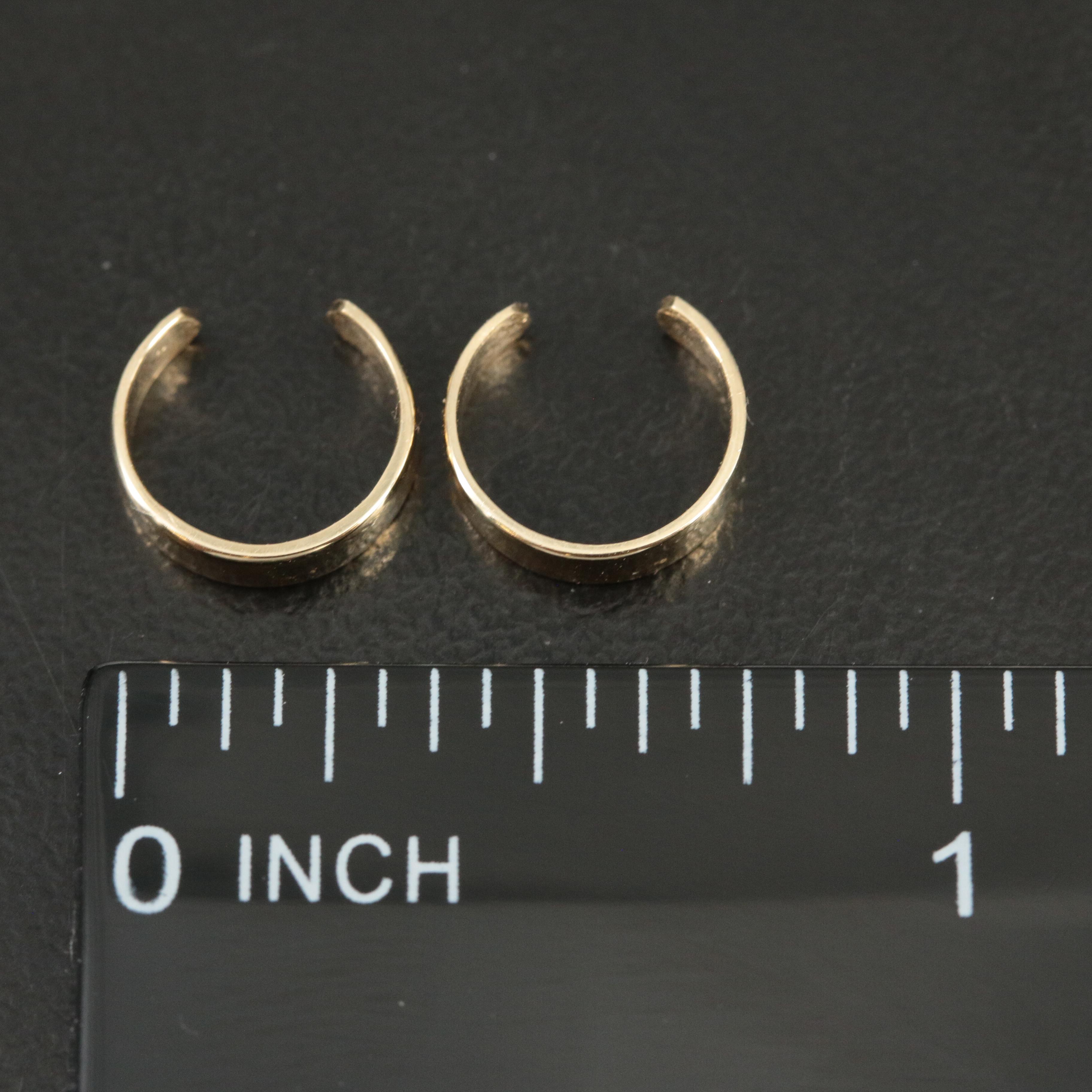 14K Ear Cuffs