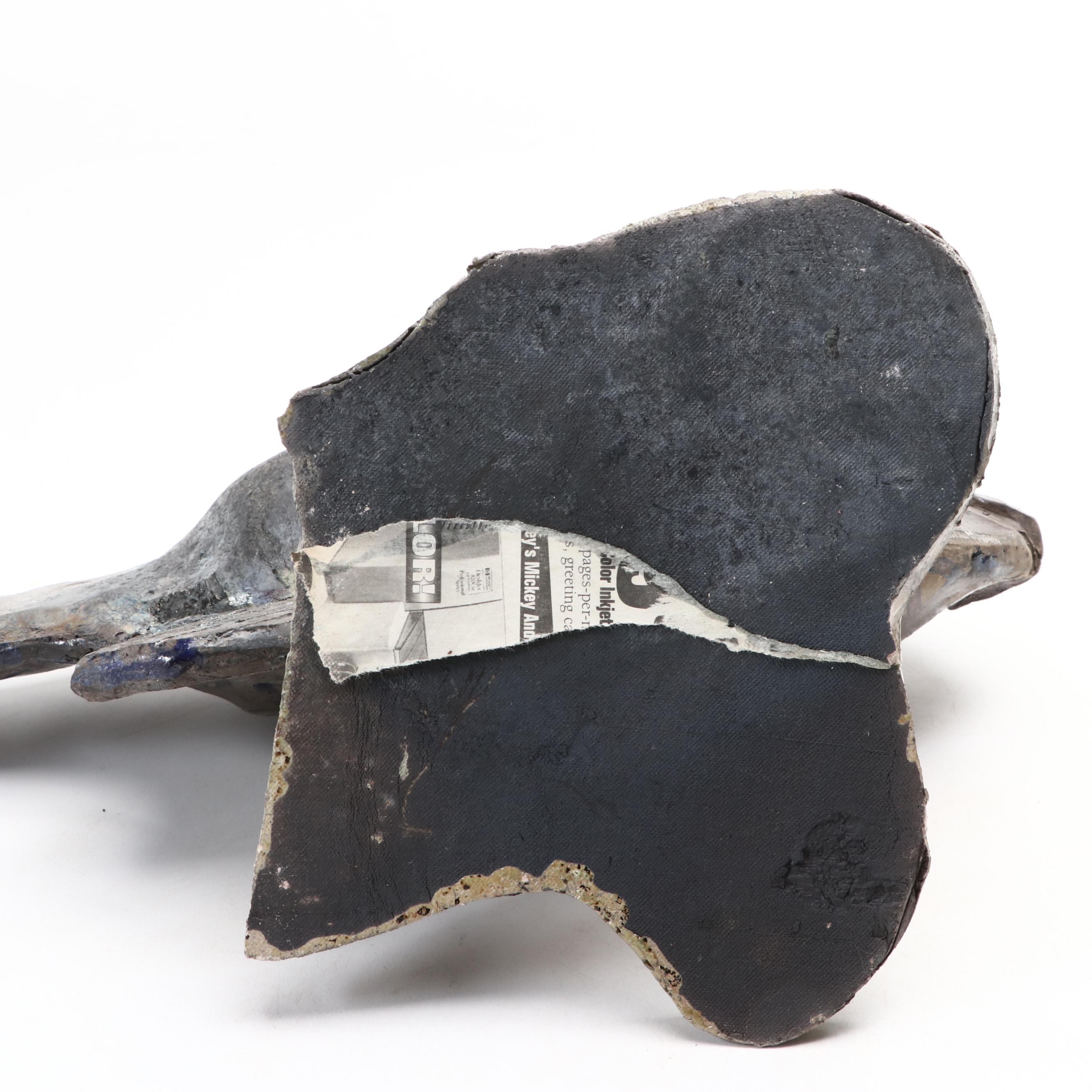 Handmade Art Pottery Fish Sculpture