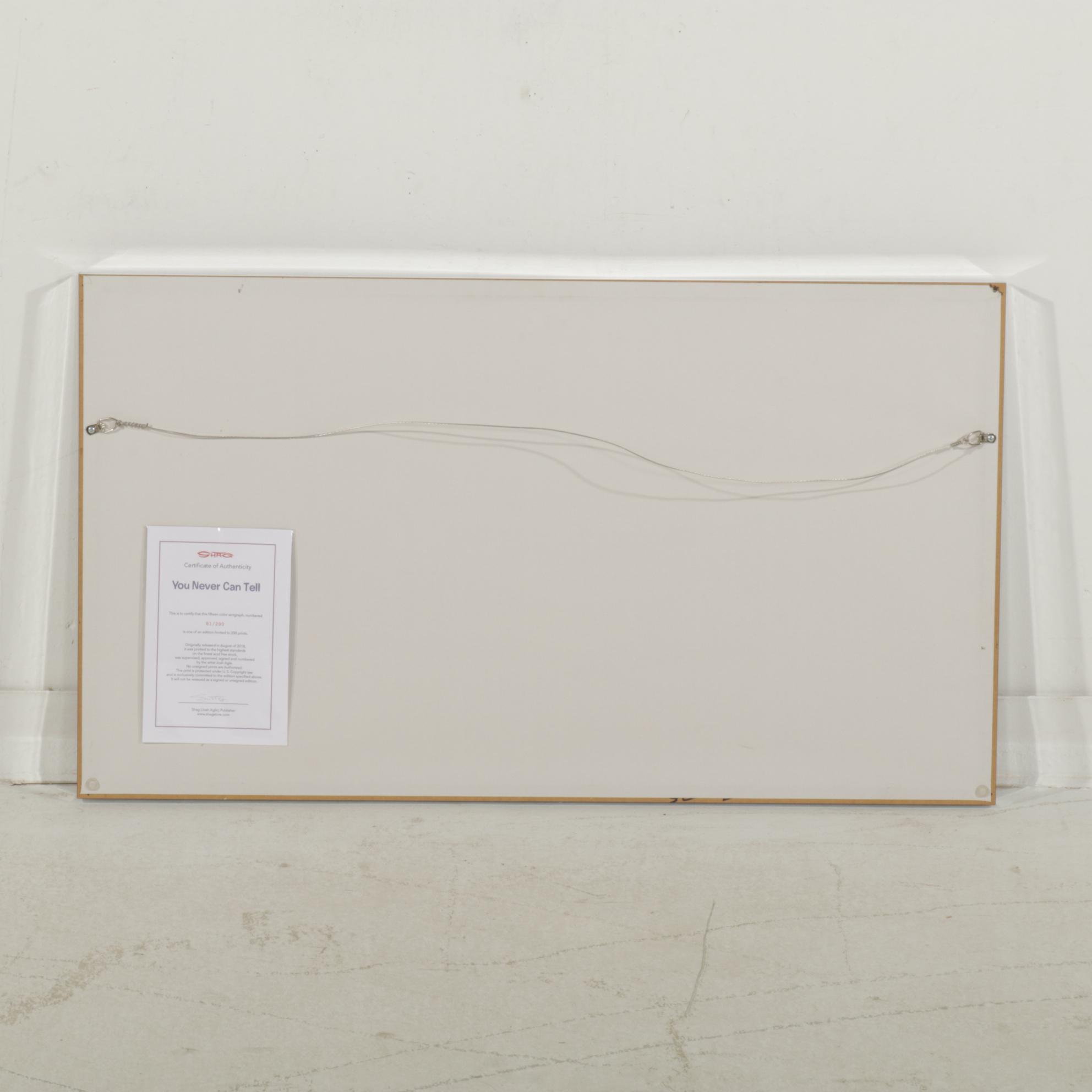 Josh "Shag" Agle Serigraph "You Never Can Tell," 2018