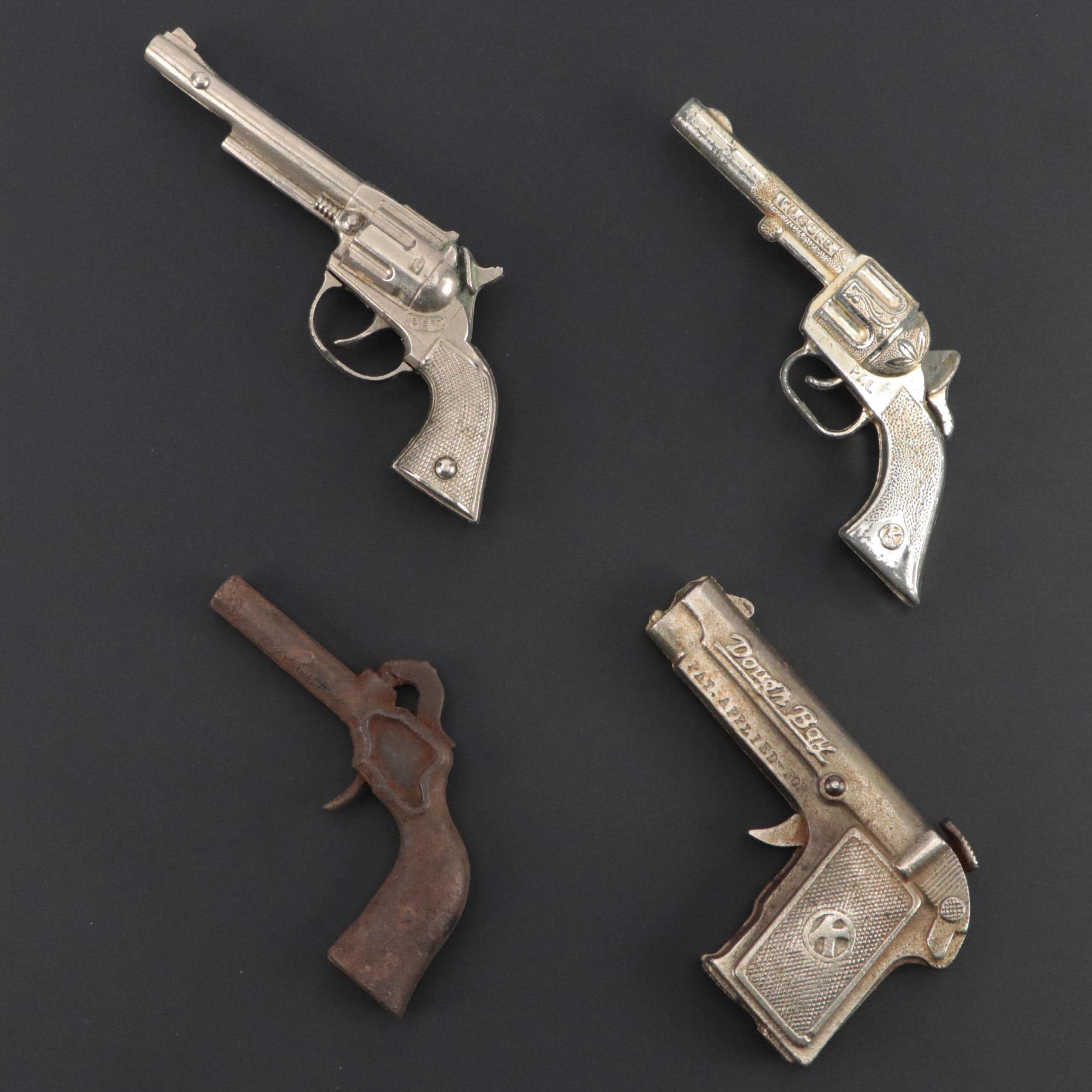 Cast Metal Cap Guns, Early to Mid 20th Century