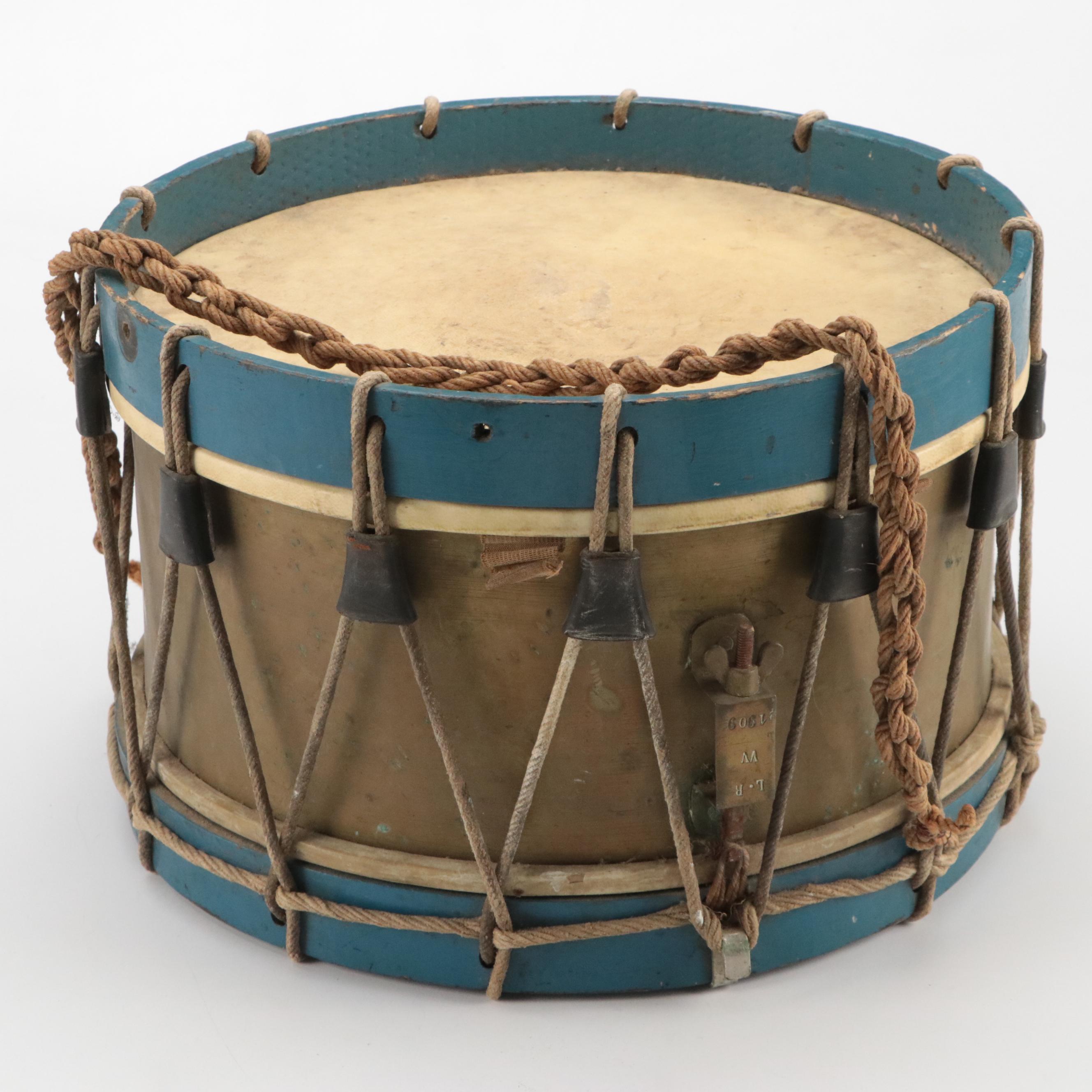 Victorian Parade Snare Drum, 1909