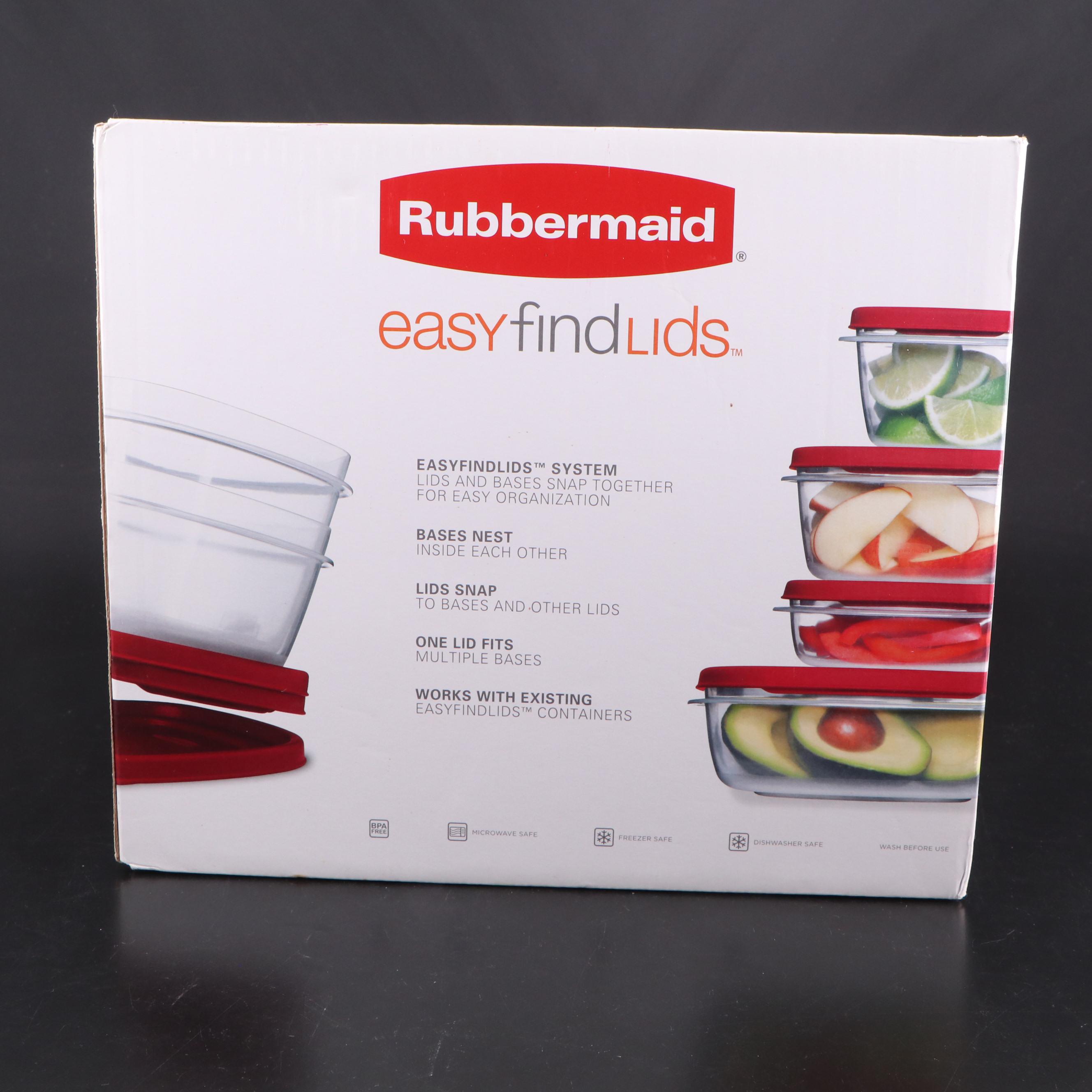Rubbermaid  50-Piece Storage Box Set with Pyrex Storage Boxes and Mixing Bowls