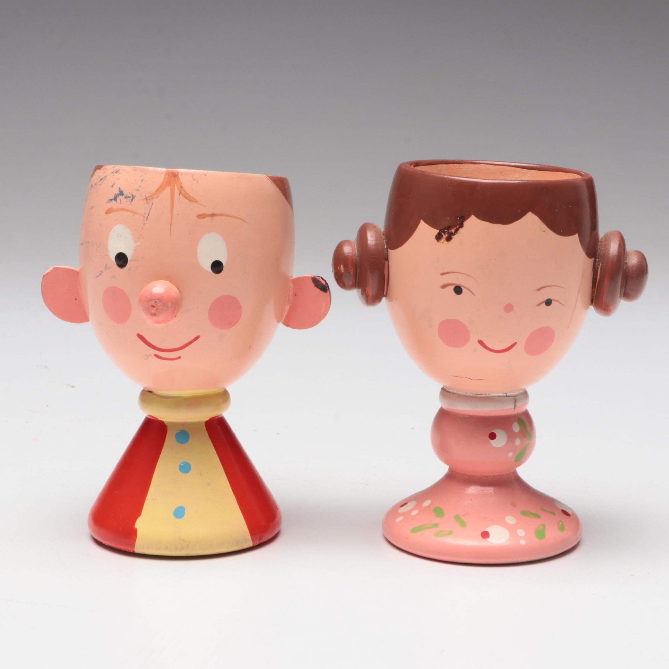 MCM Starburst Tumblers with Shaker Sets, Pyrex Milk Glass Jar, Egg Cups and More