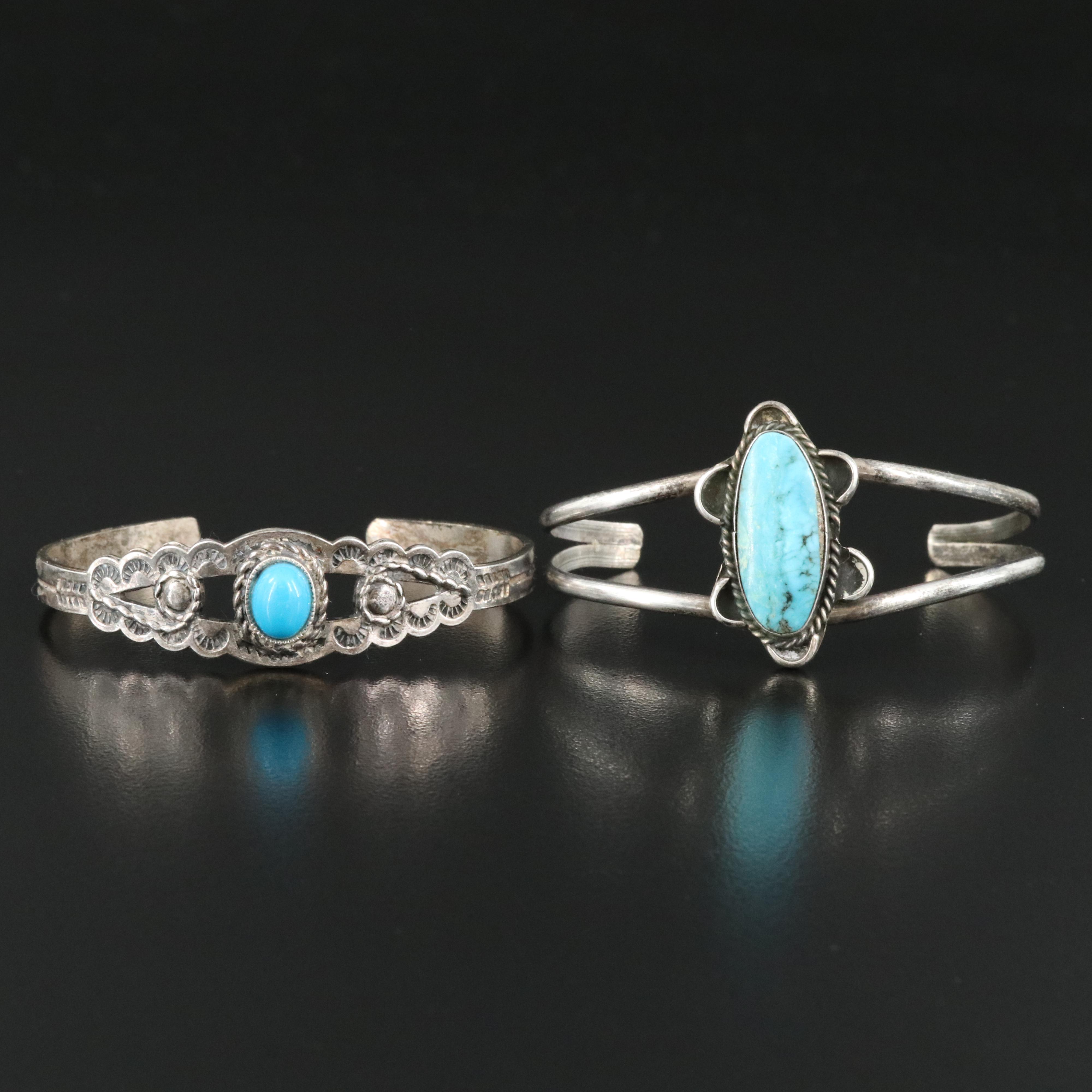 Sterling Turquoise Bracelets
