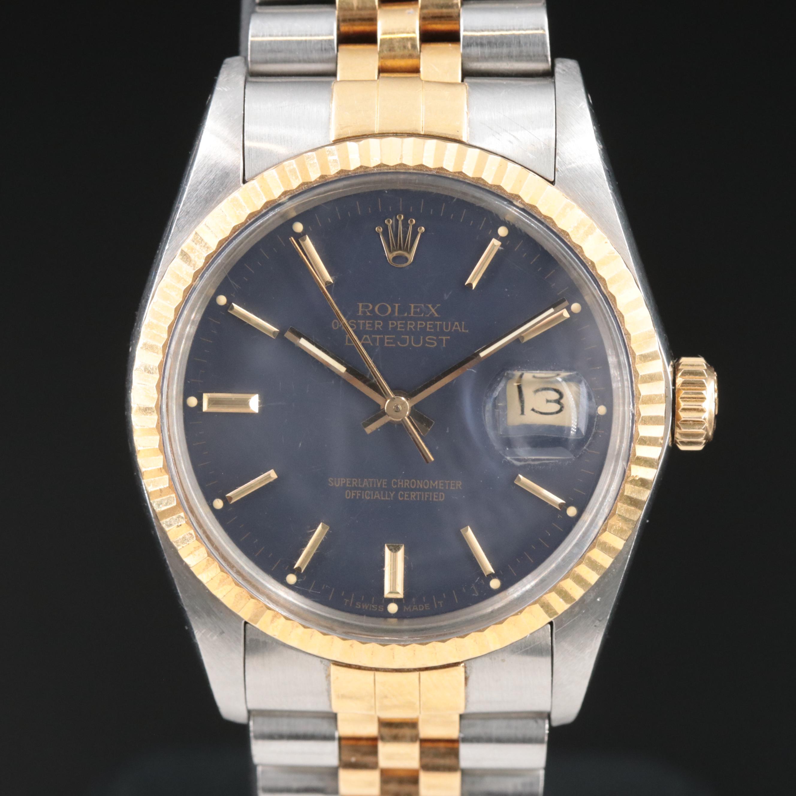 1986 Rolex Oyster Perpetual Datejust Watch