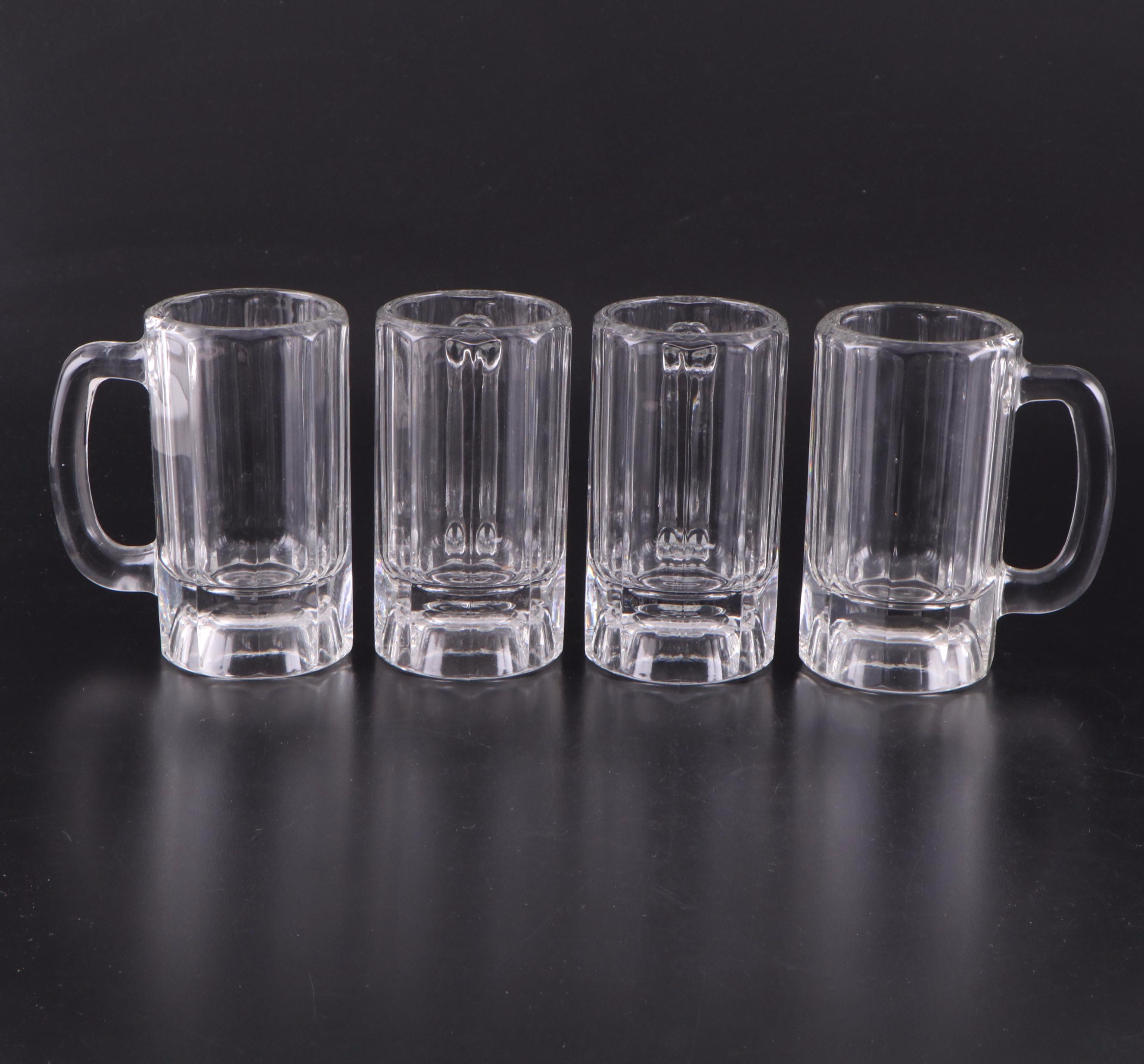 Coors and Budweiser Beer Pitchers with Other Beer Mugs