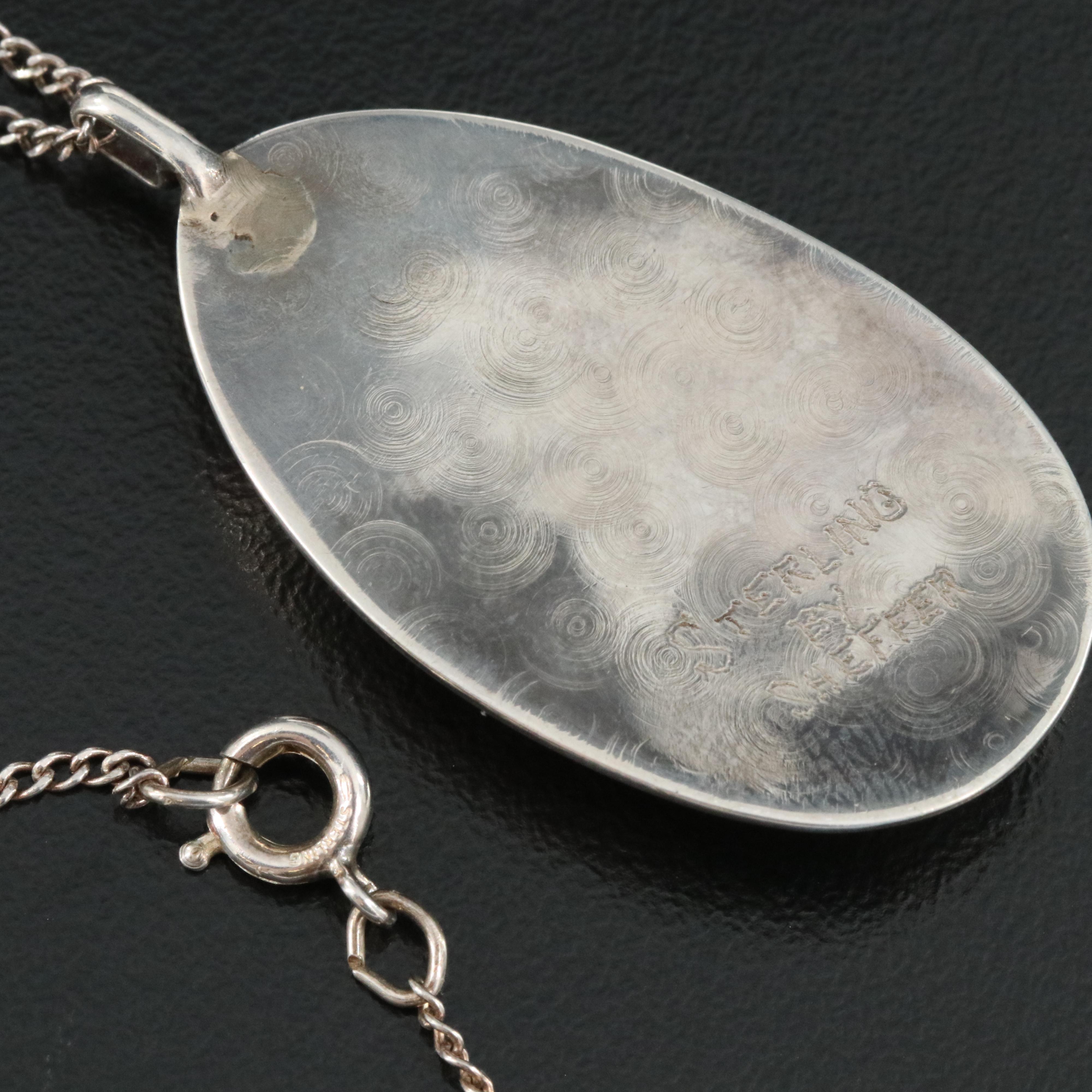 Sterling Turquoise Necklace