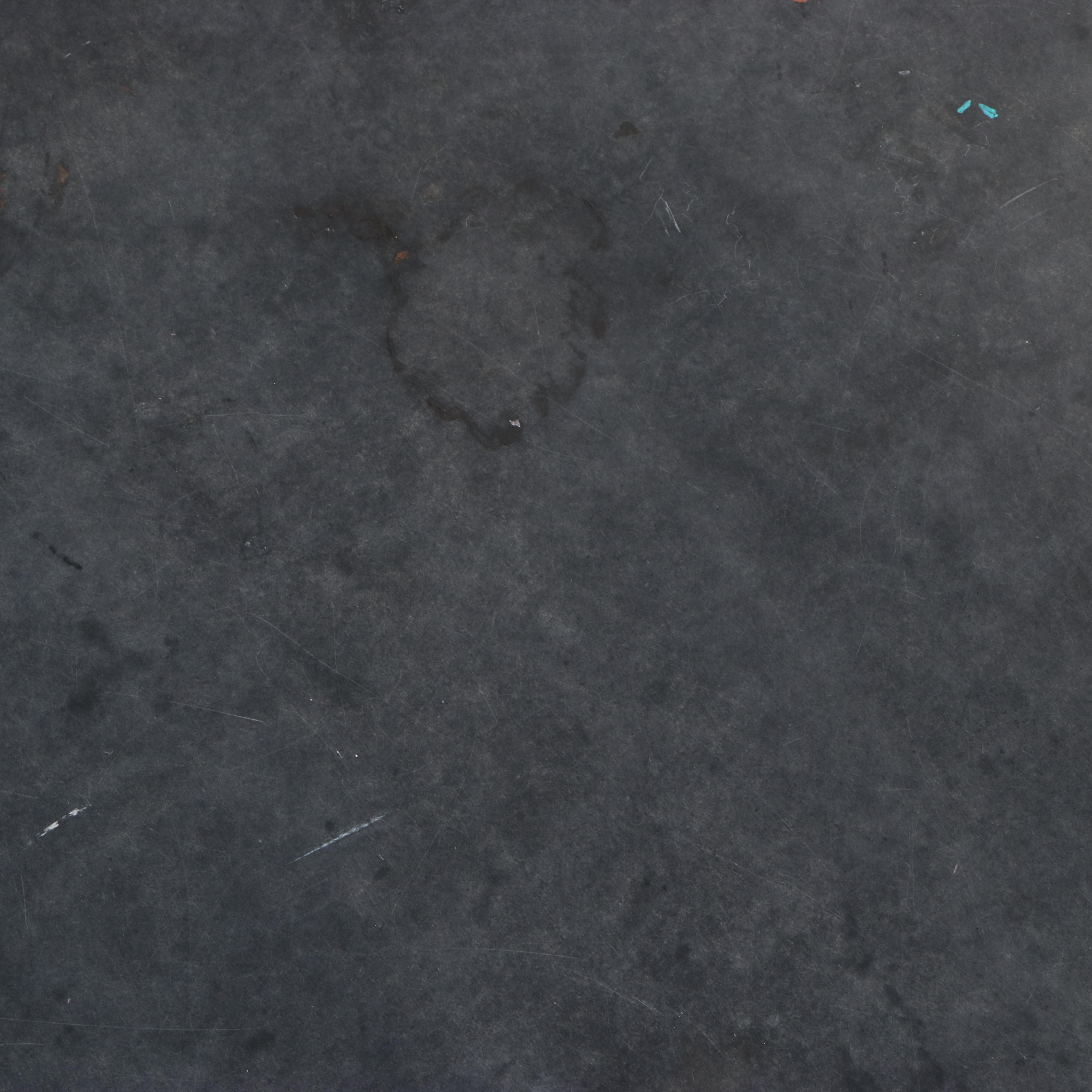 Mid Century Modern Walnut and Black Laminate Coffee Table