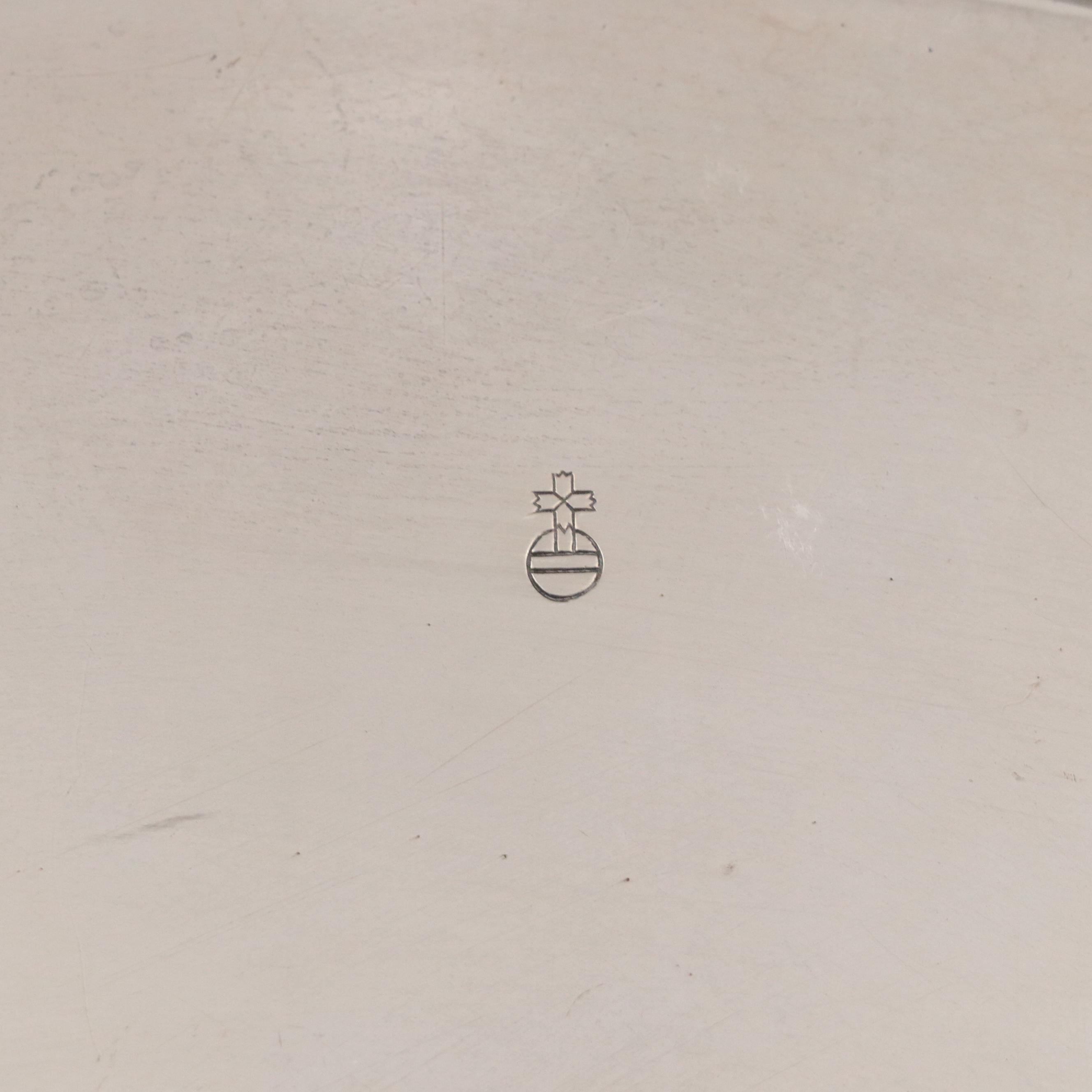 Ellis-Barker Silver Co. Silver Plate Coffee Service and Tray