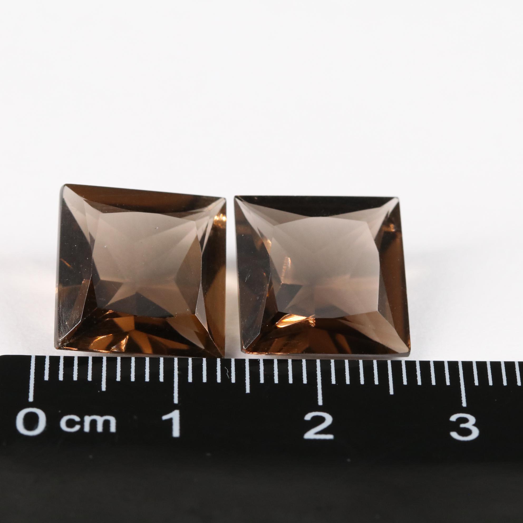 Loose 13.00 CTW Smoky Quartz Lot