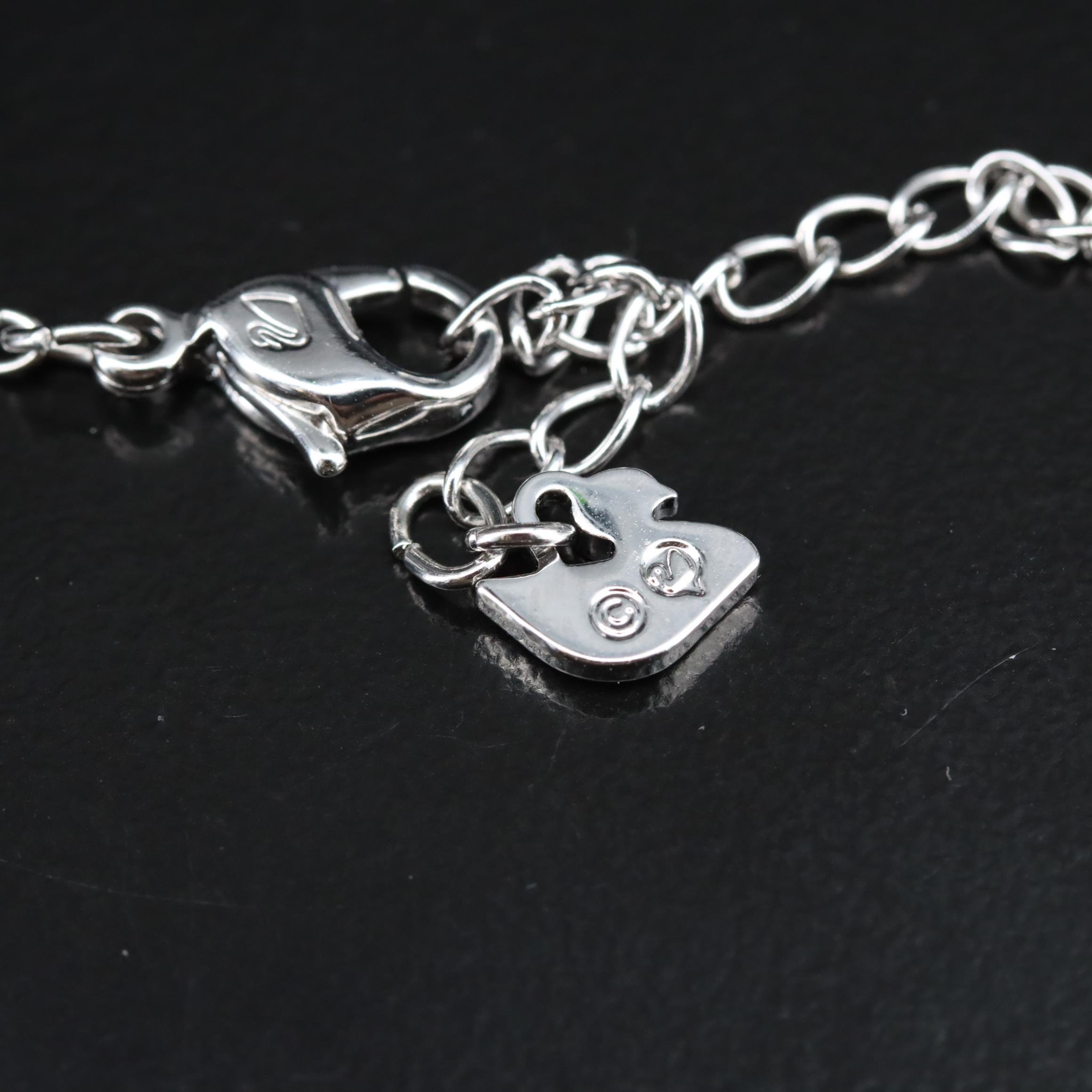 Swarovski Crystal Double Heart Pendant Necklace