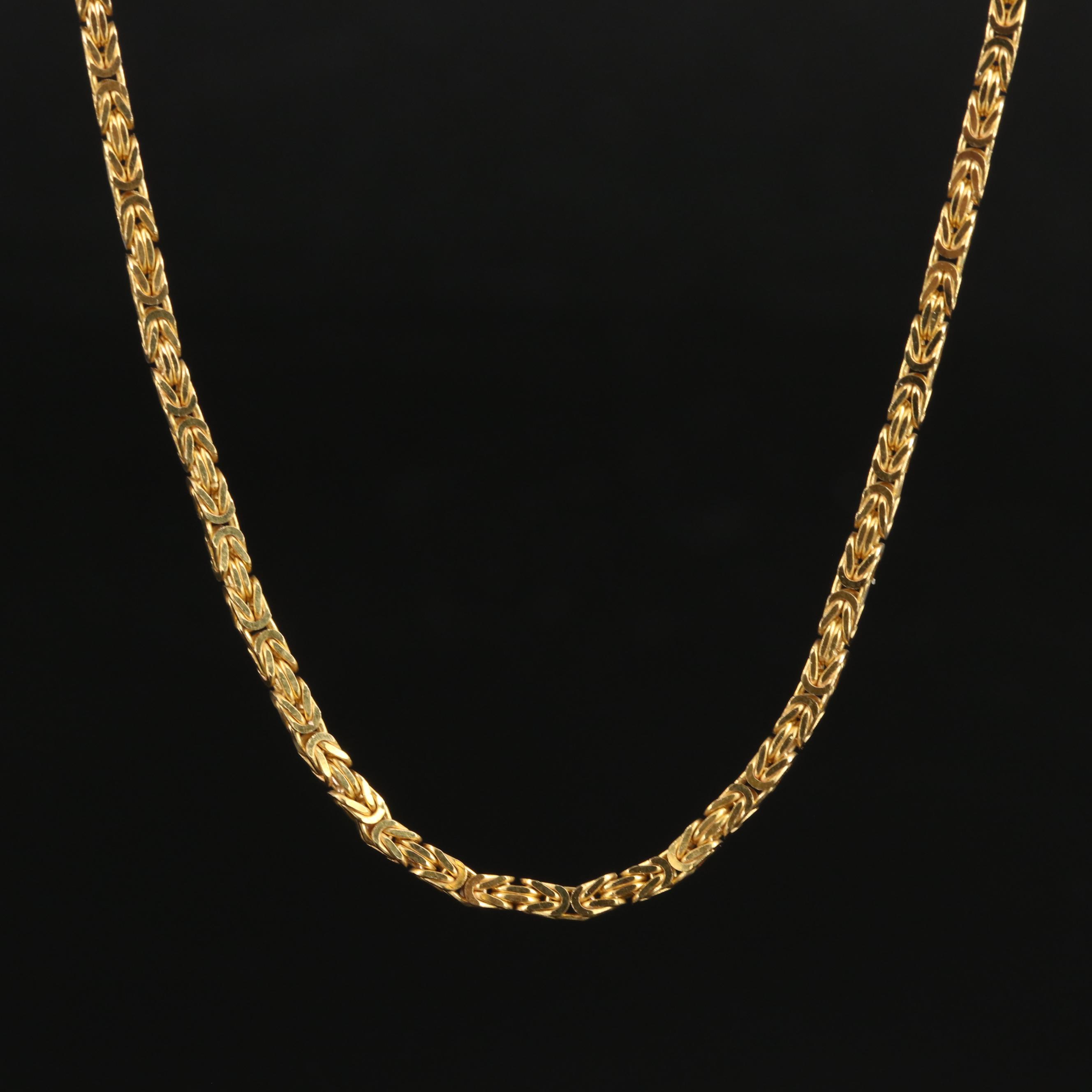 14K Byzantine Chain Necklace