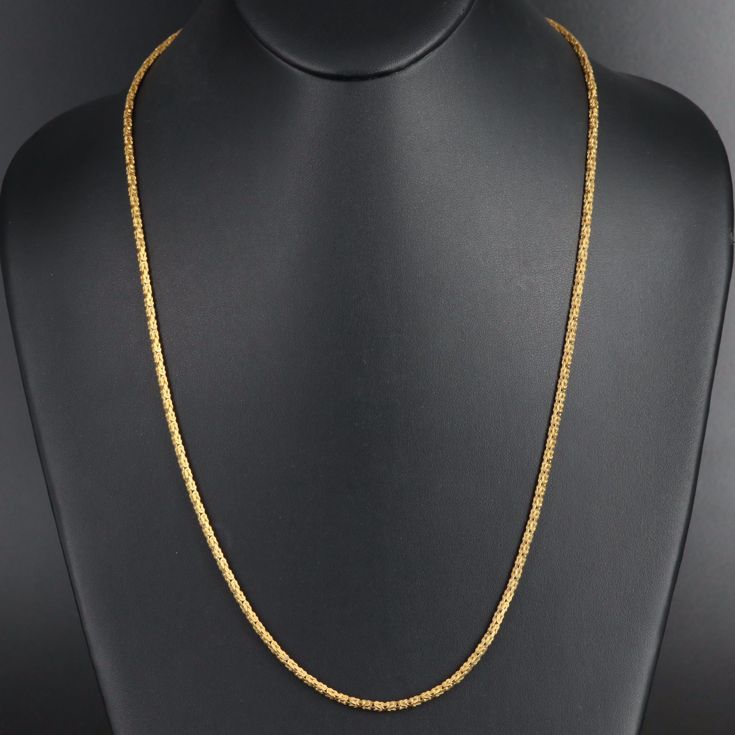 14K Byzantine Chain Necklace