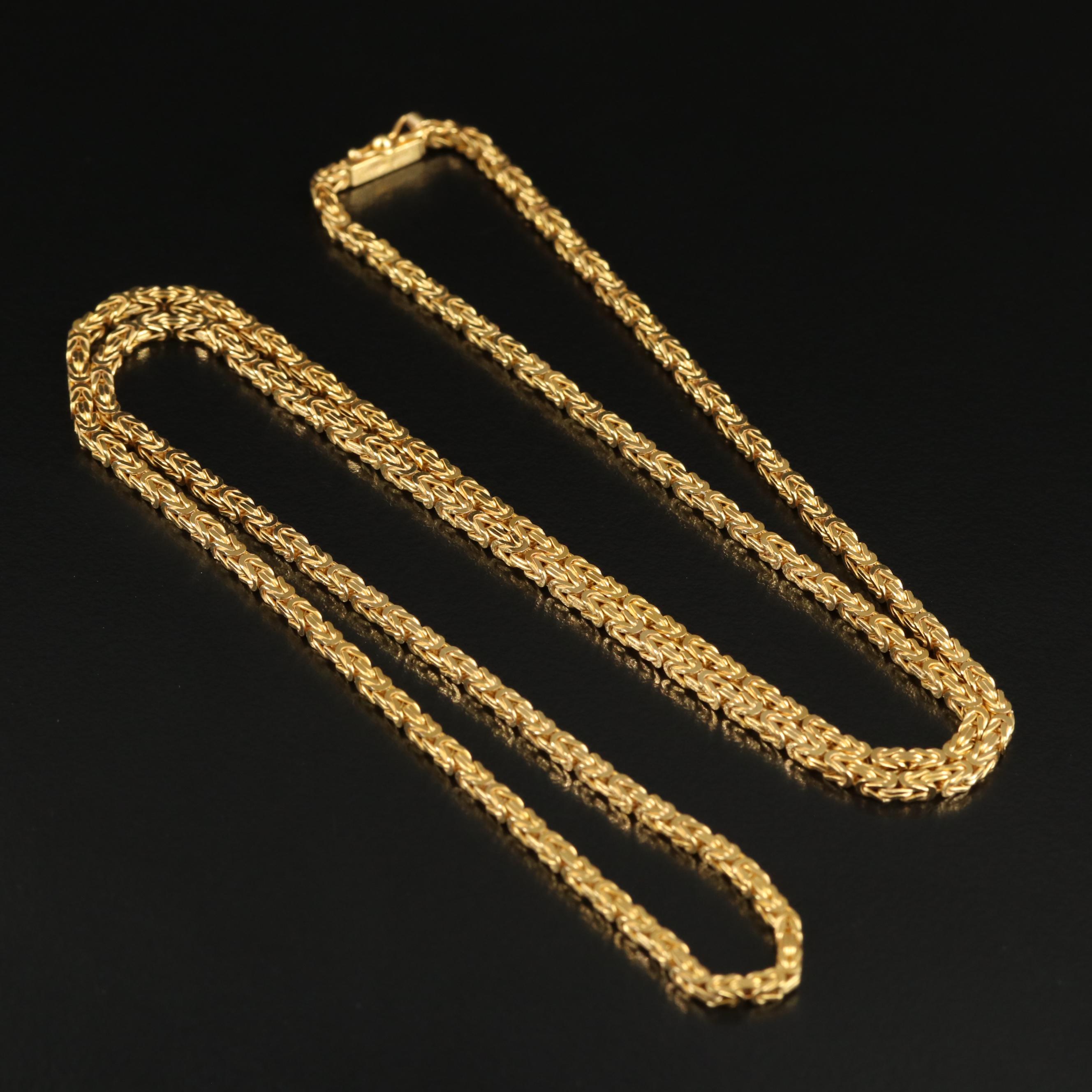 14K Byzantine Chain Necklace
