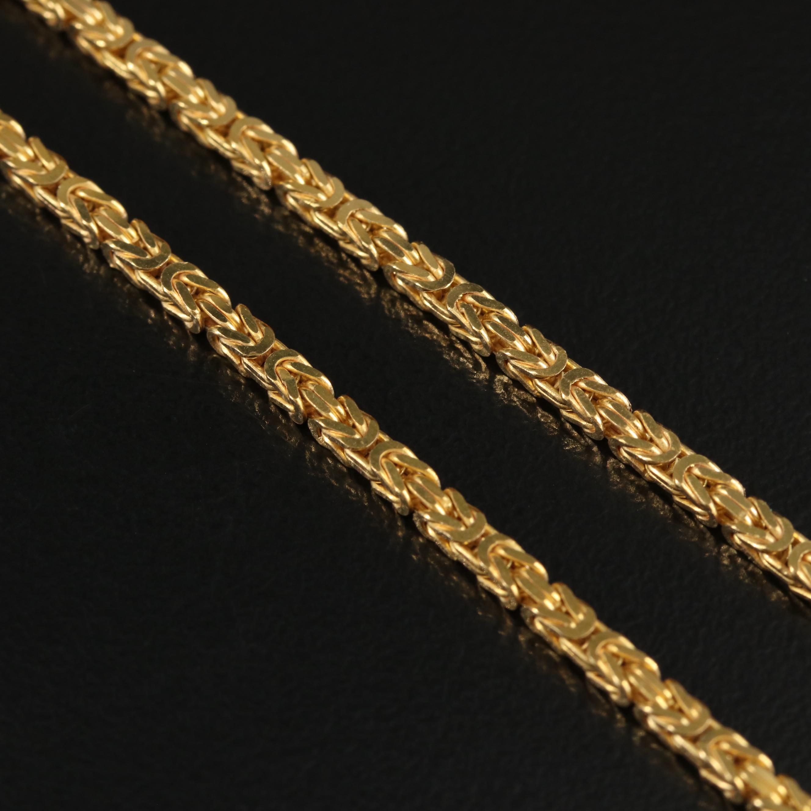 14K Byzantine Chain Necklace