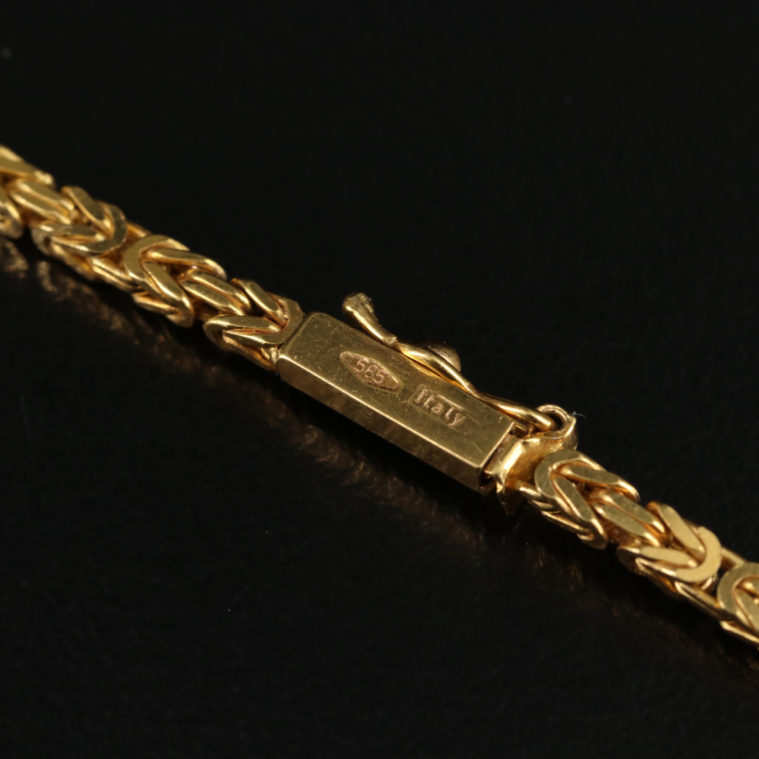 14K Byzantine Chain Necklace