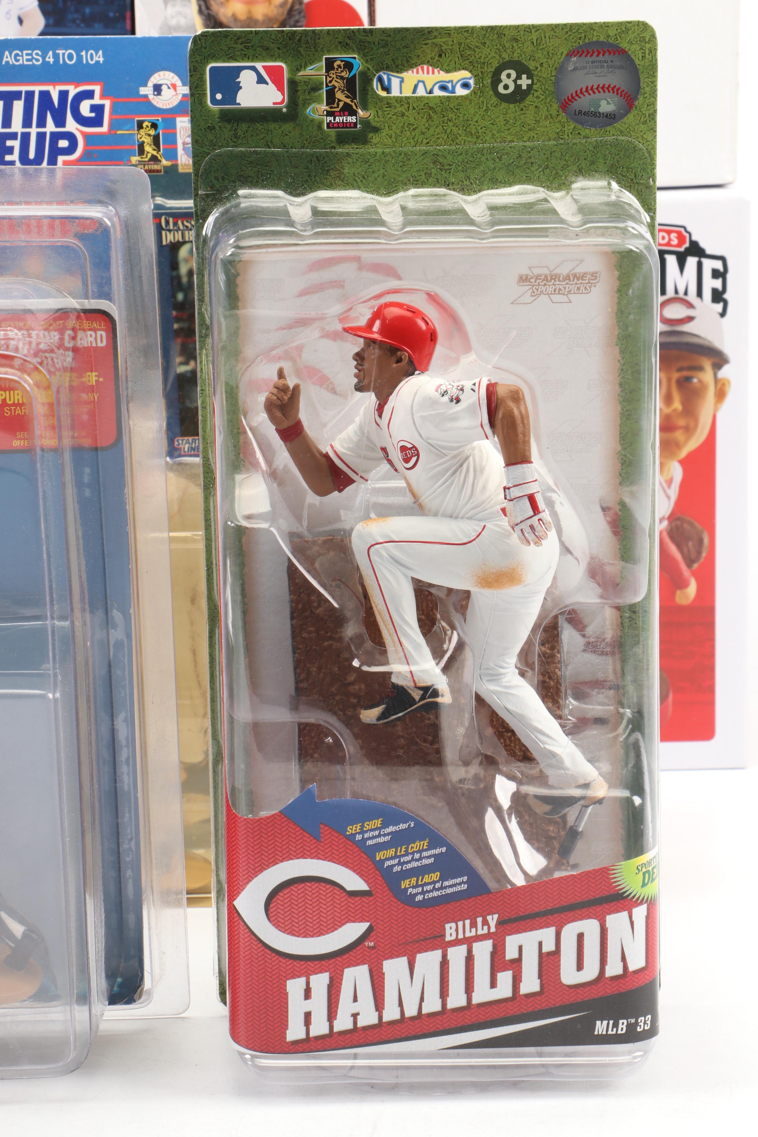 Cincinnati Reds Bobbleheads, Starling Lineup Figures, Beanie Babies, and More