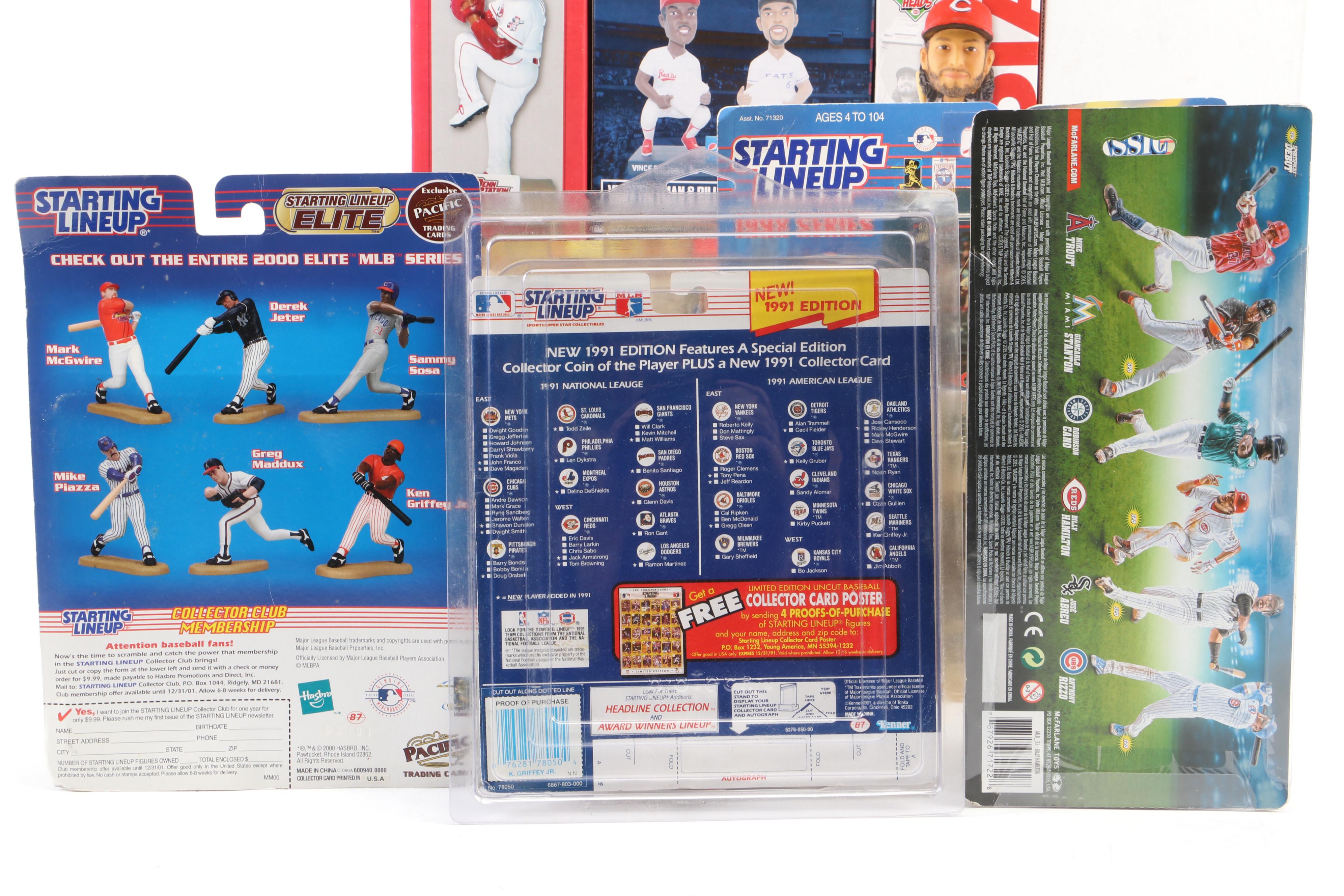 Cincinnati Reds Bobbleheads, Starling Lineup Figures, Beanie Babies, and More