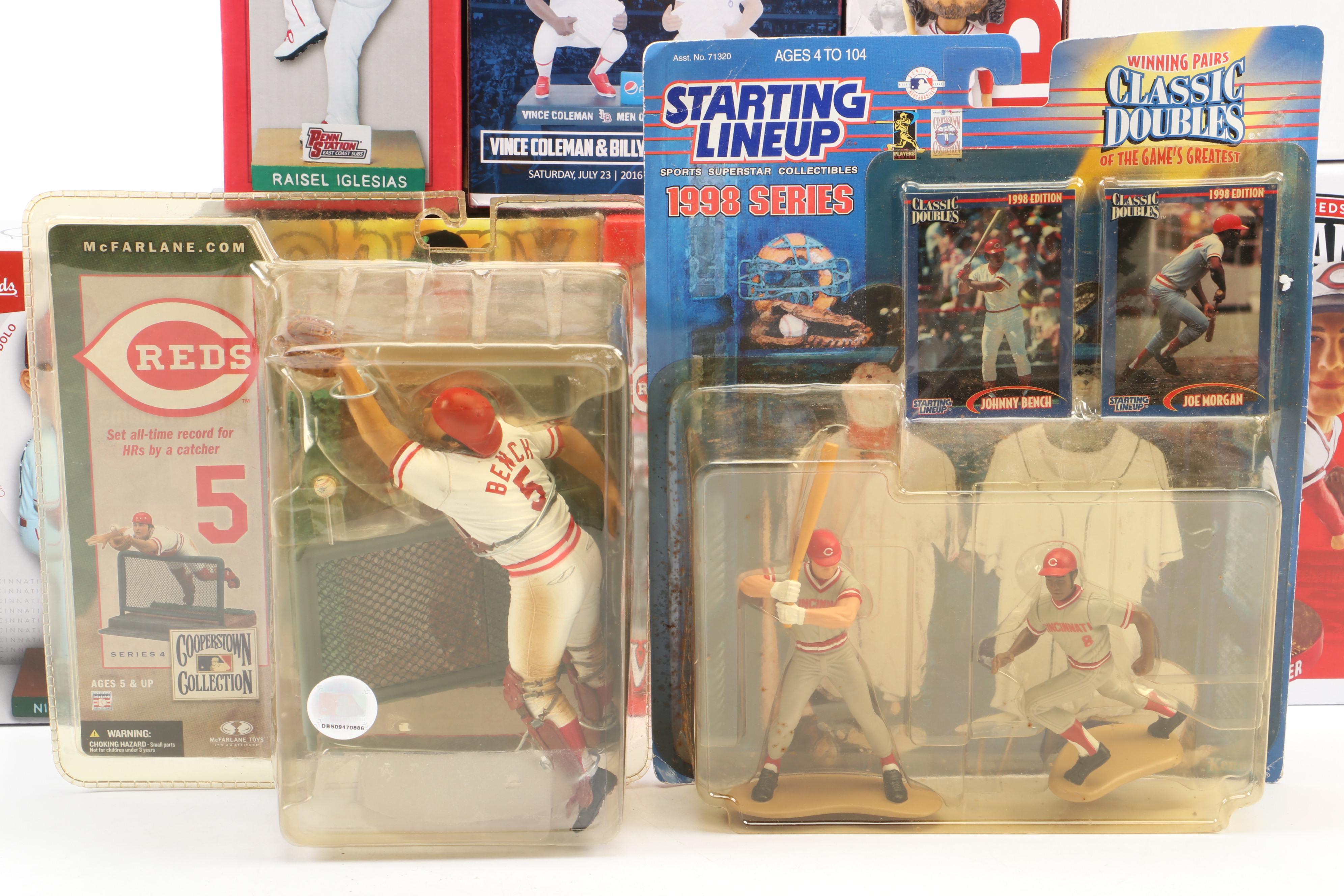 Cincinnati Reds Bobbleheads, Starling Lineup Figures, Beanie Babies, and More