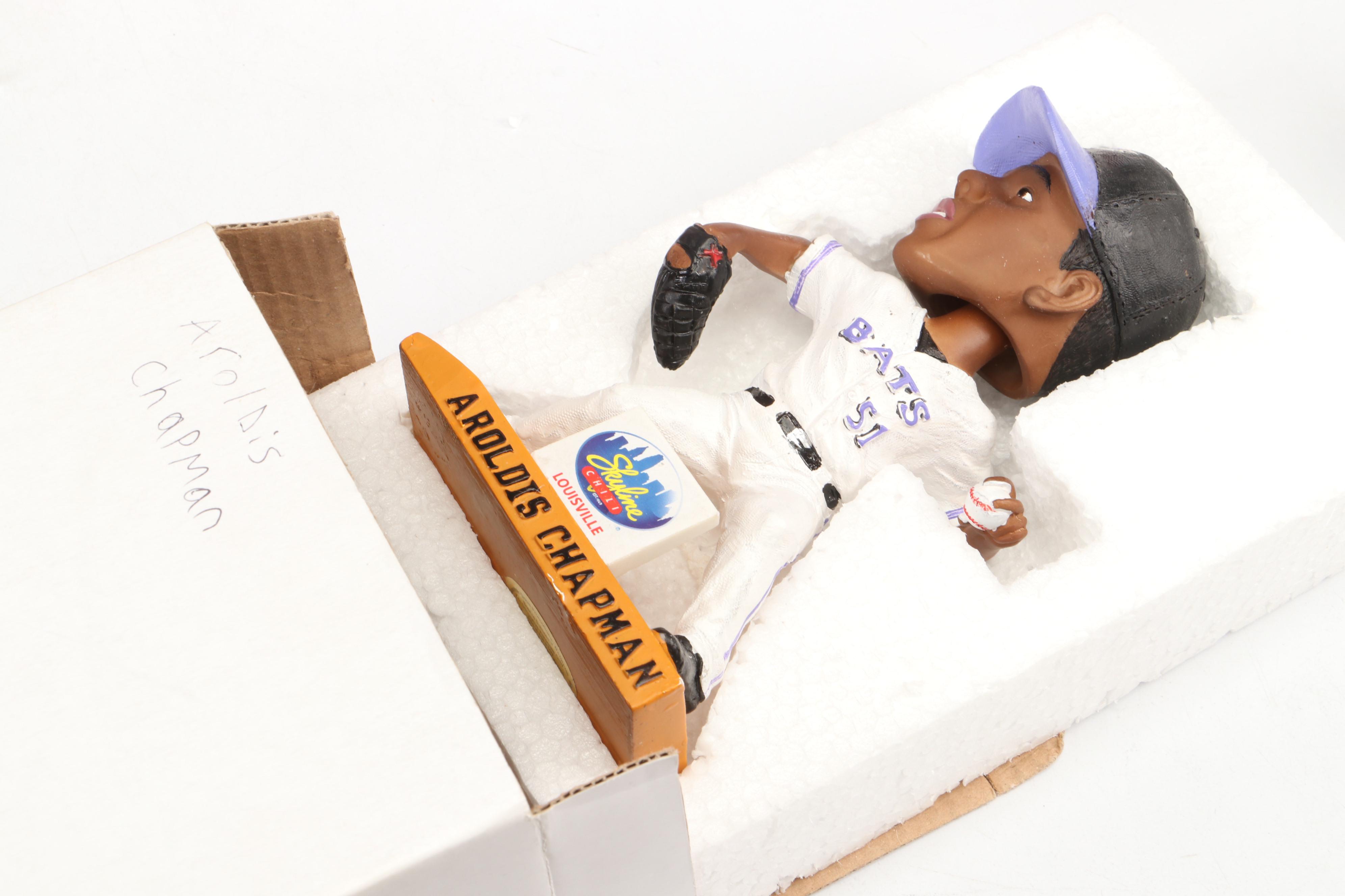 Cincinnati Reds Bobbleheads, Starling Lineup Figures, Beanie Babies, and More