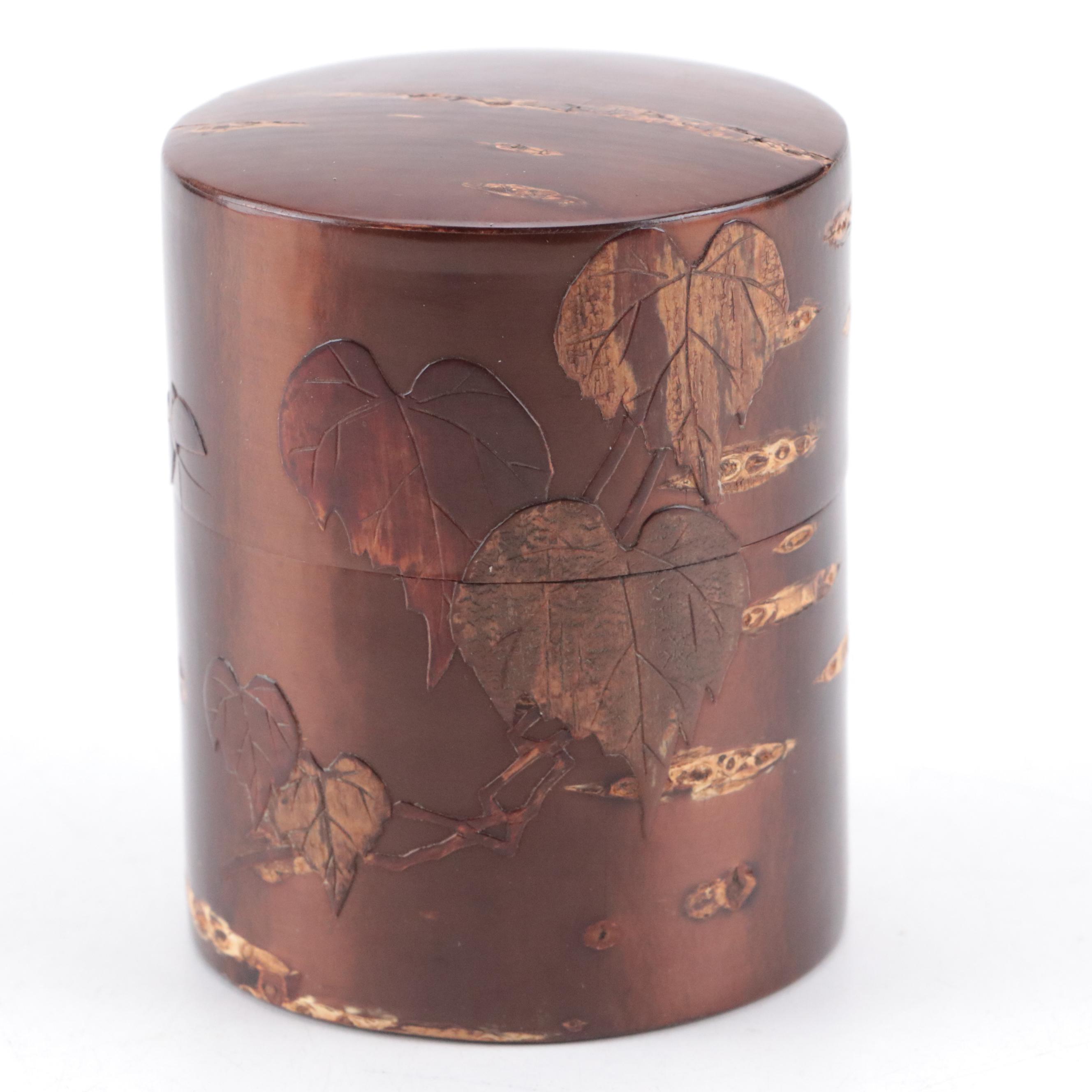 Japanese Kabazaiku Cherry Tree Bark Boxes