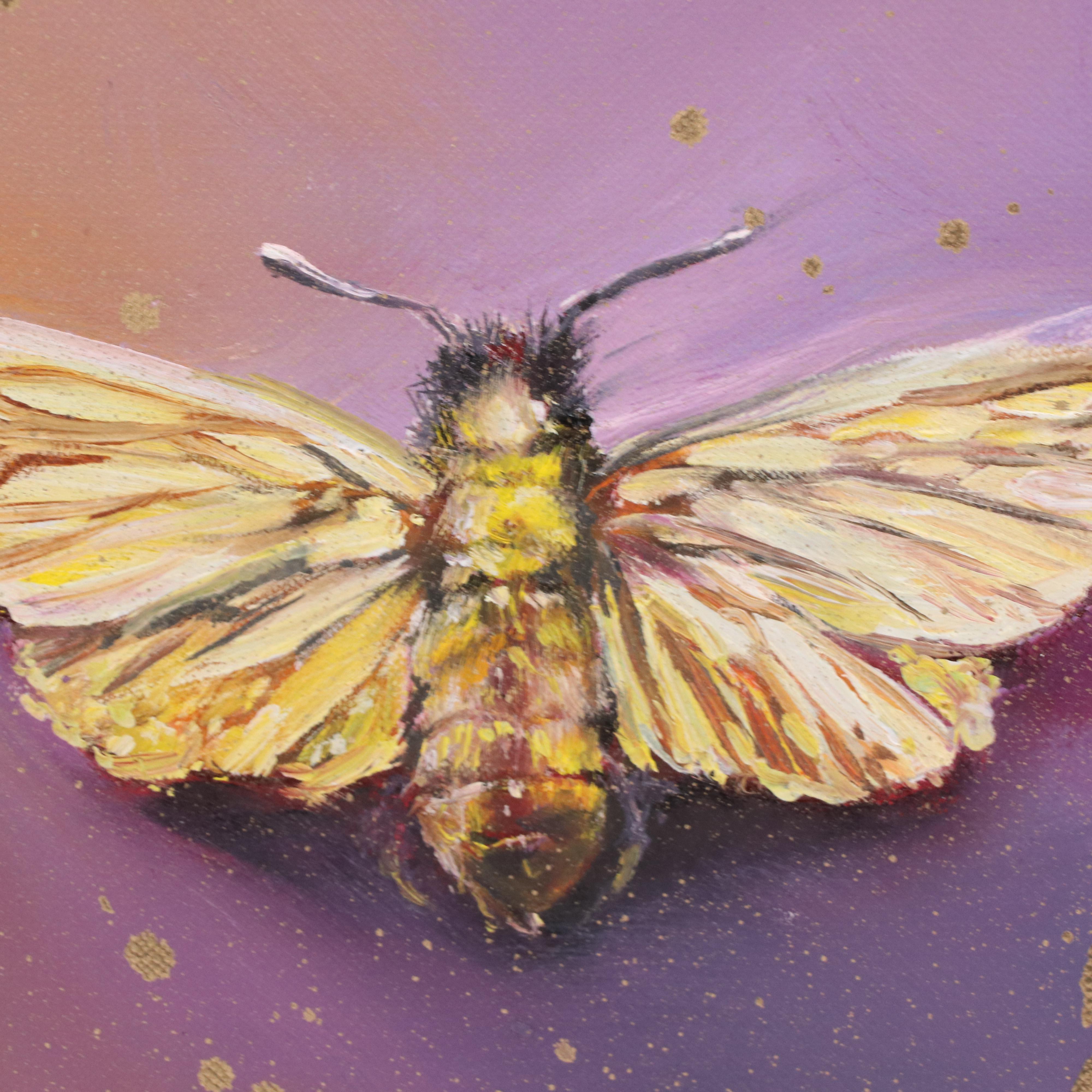 Inga Kovalenko Oil Painting of a Moth, 2023