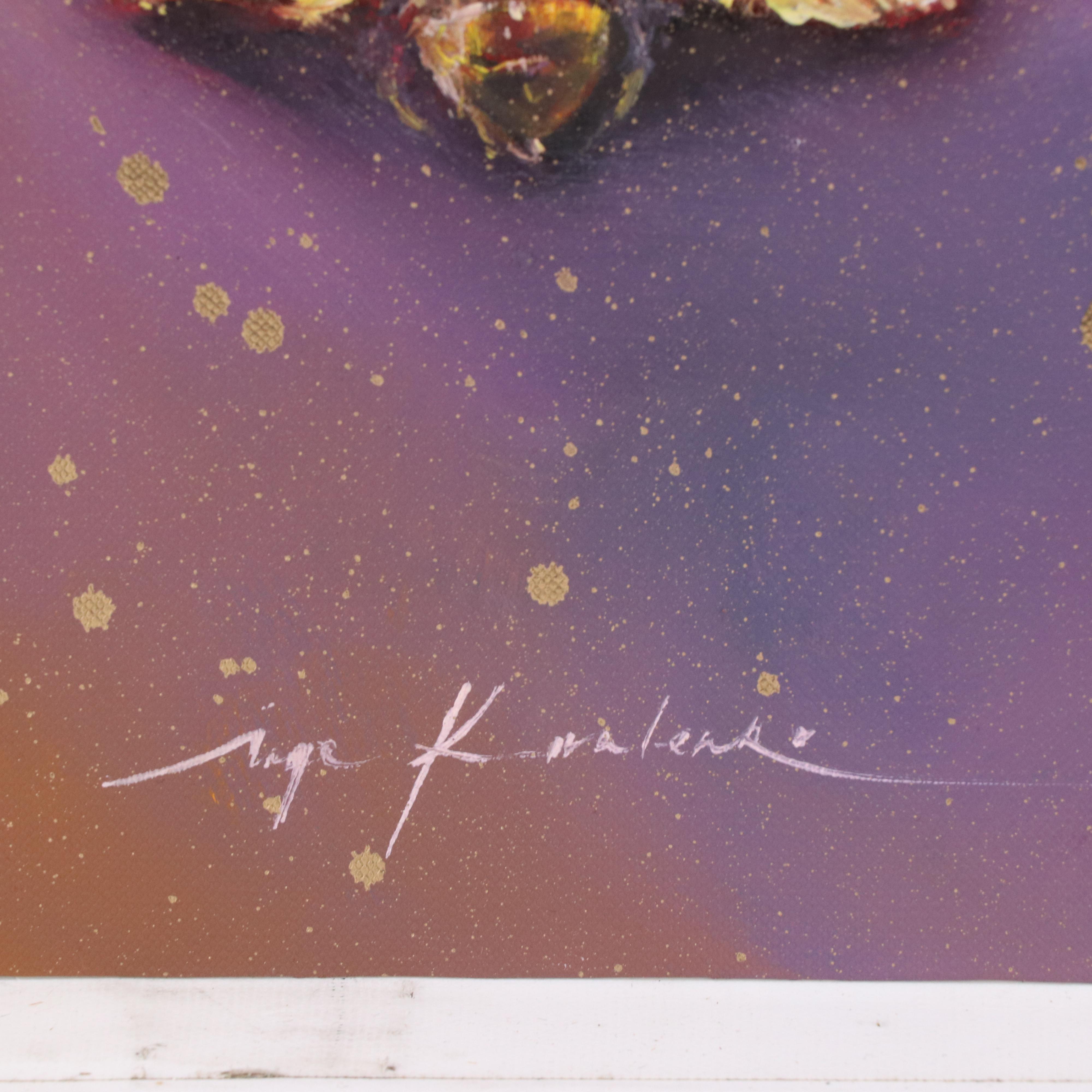 Inga Kovalenko Oil Painting of a Moth, 2023