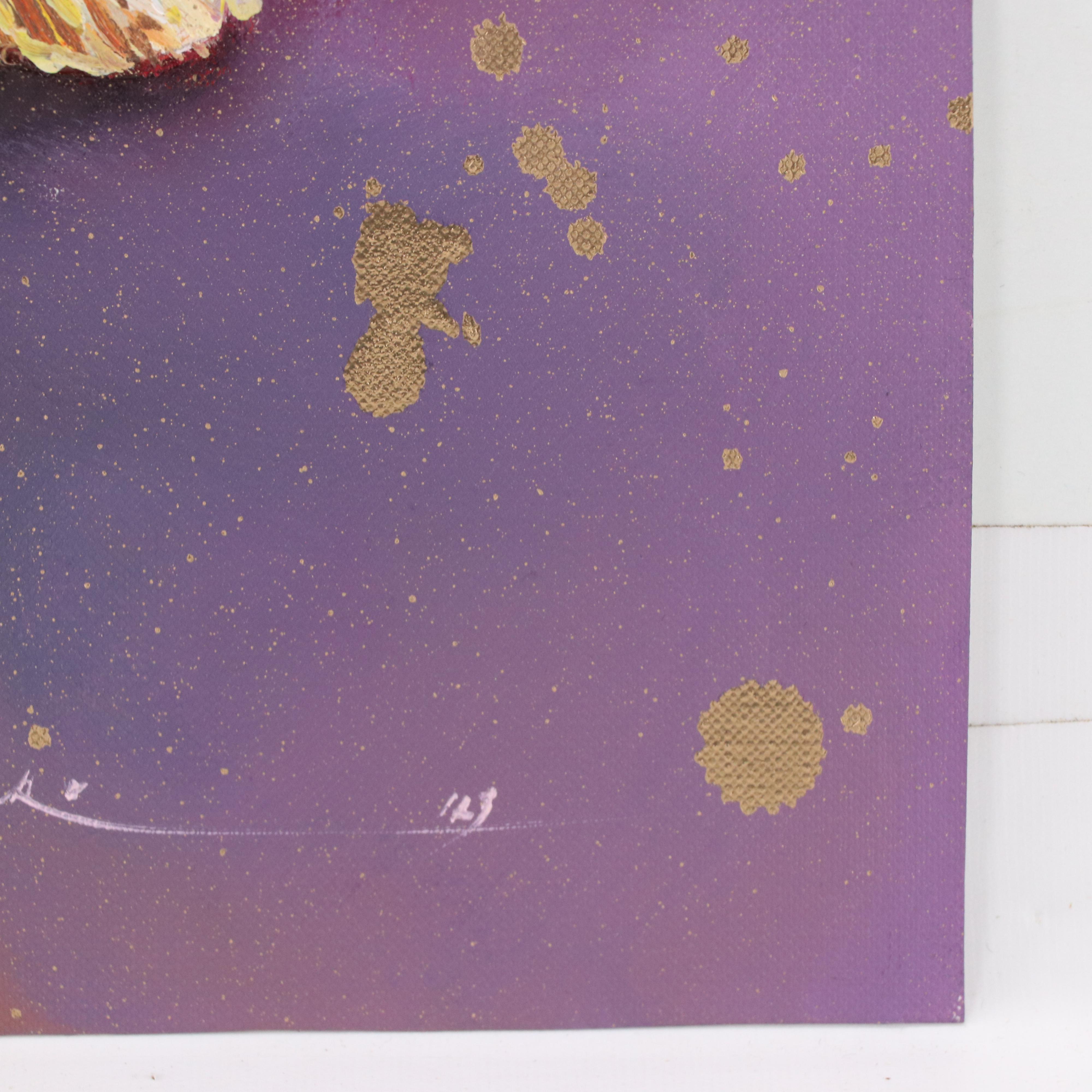 Inga Kovalenko Oil Painting of a Moth, 2023