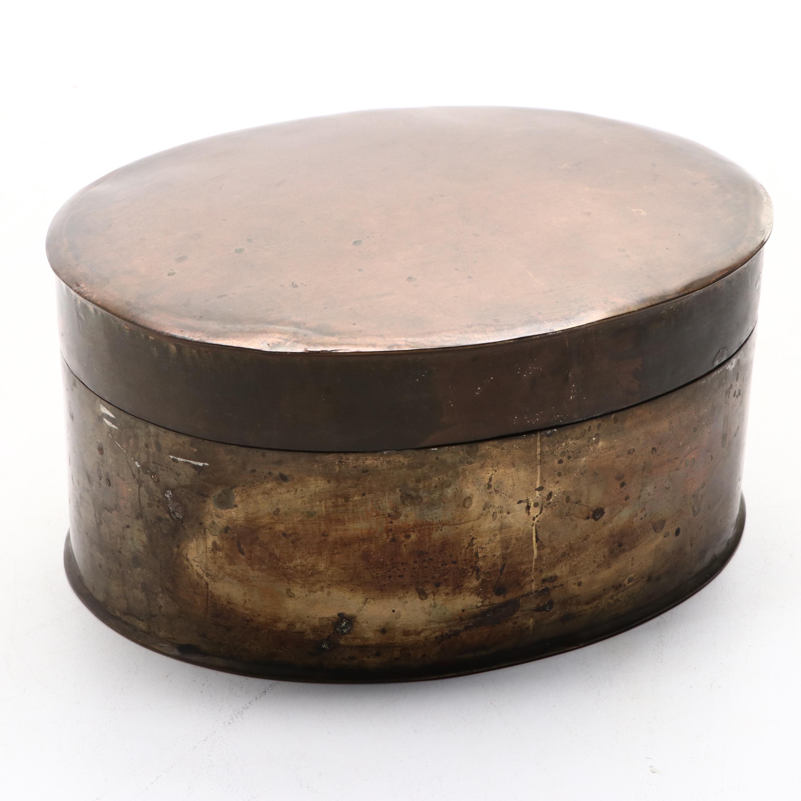 Bronze and Brass Nesting Vanity Boxes, Antique EBTH