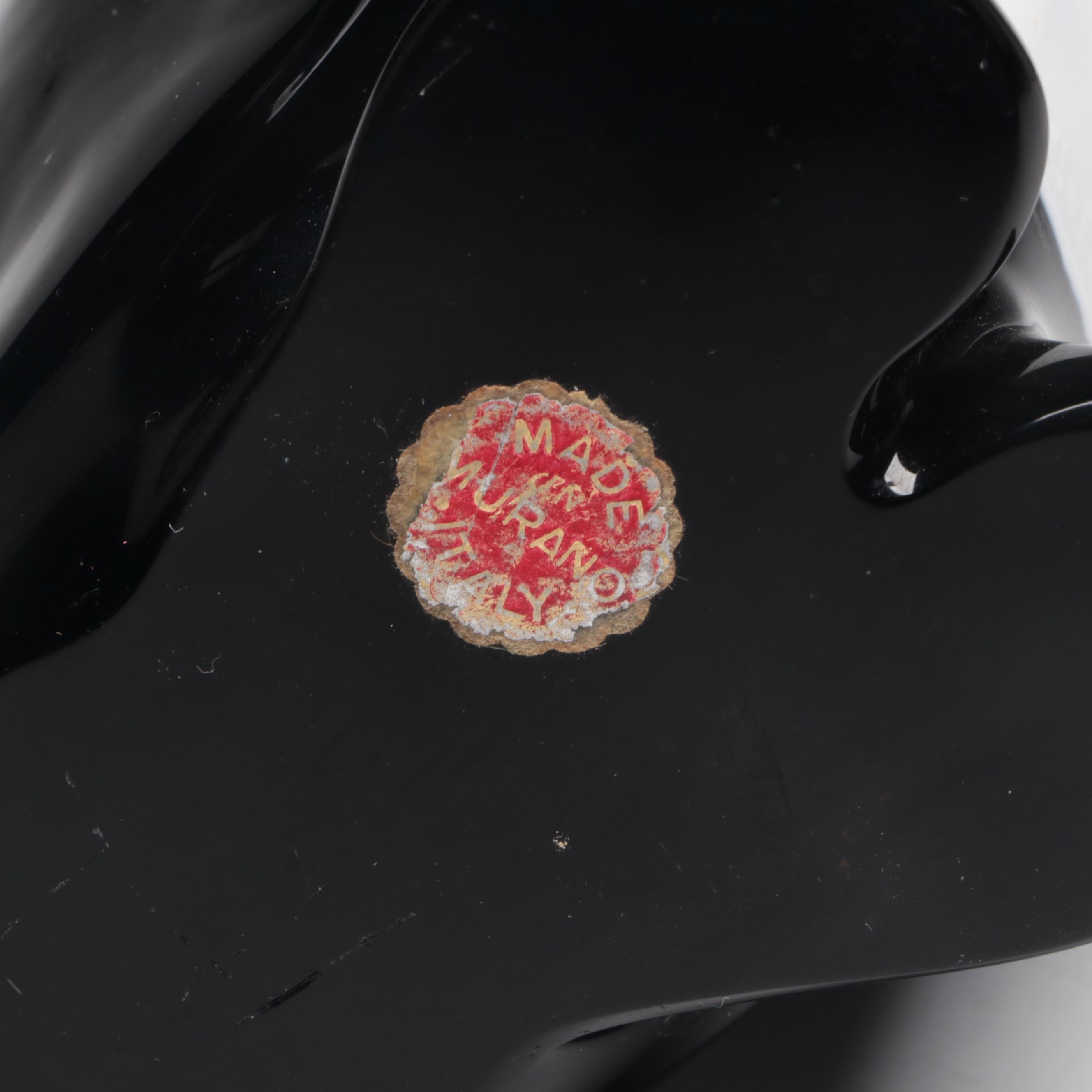 Murano Handcrafted Art Glass Penguin Figurine