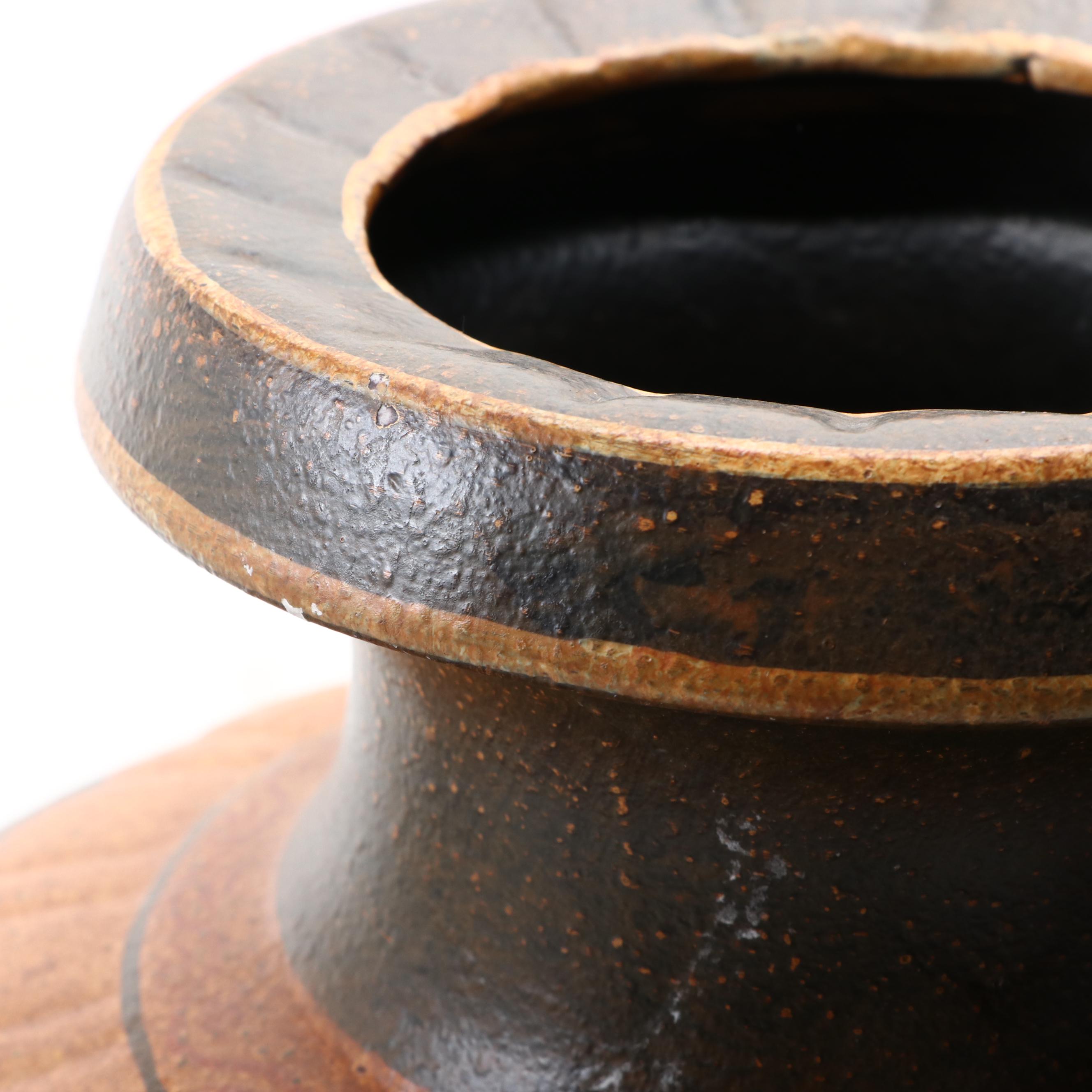 Greco-Roman Style Amphora Vase with Egyptian-Aesthetic Decorations