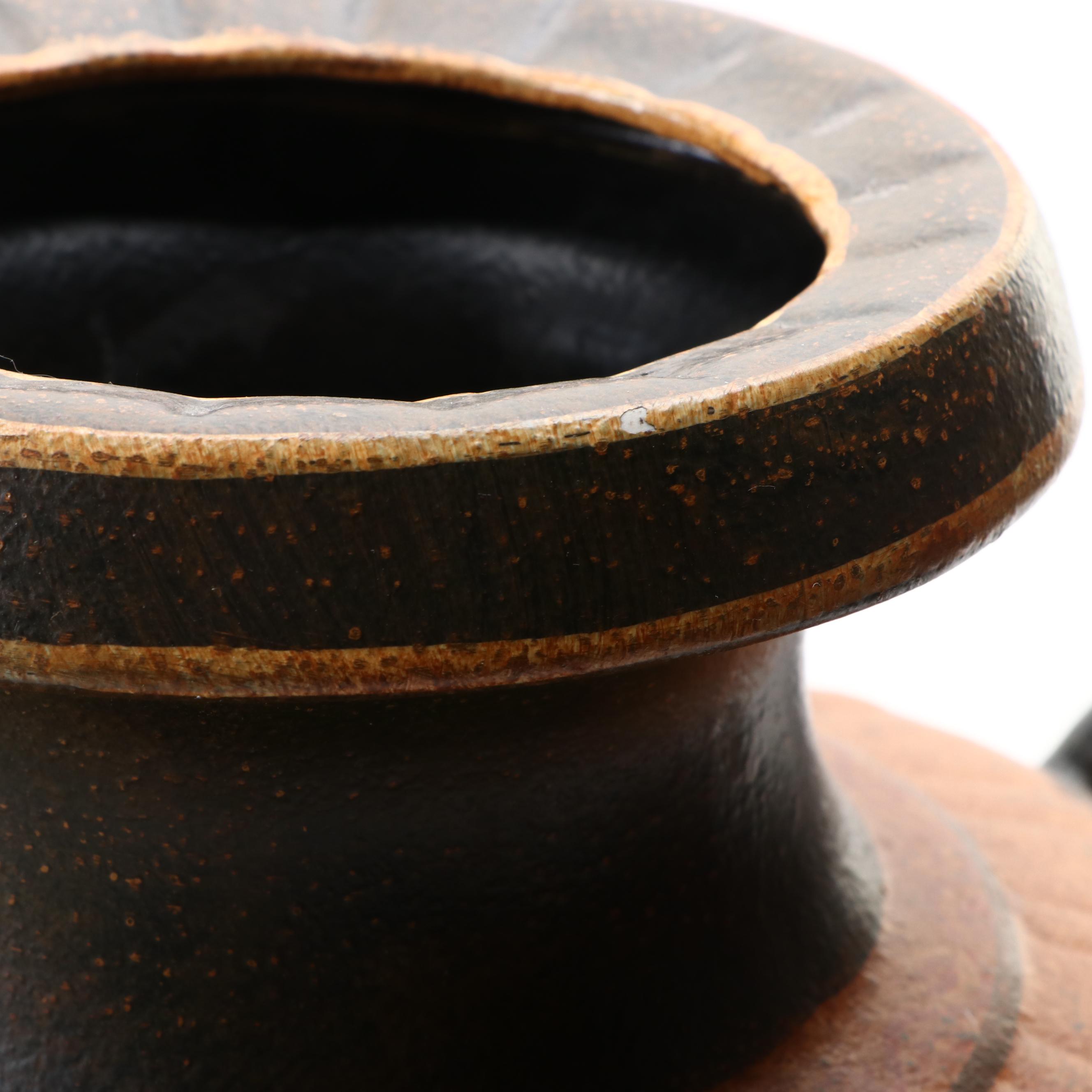 Greco-Roman Style Amphora Vase with Egyptian-Aesthetic Decorations