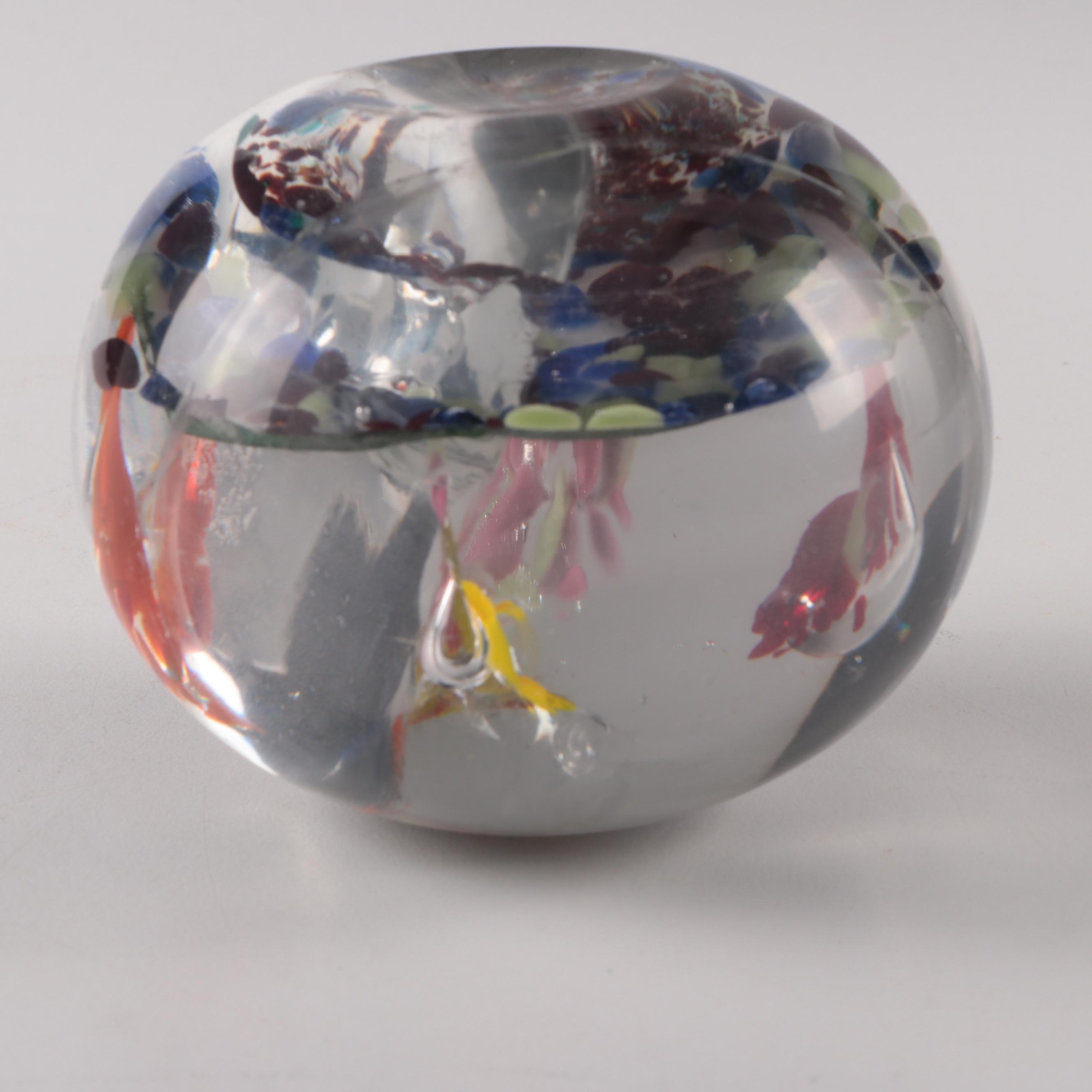 Handmade Art Glass Paperweight