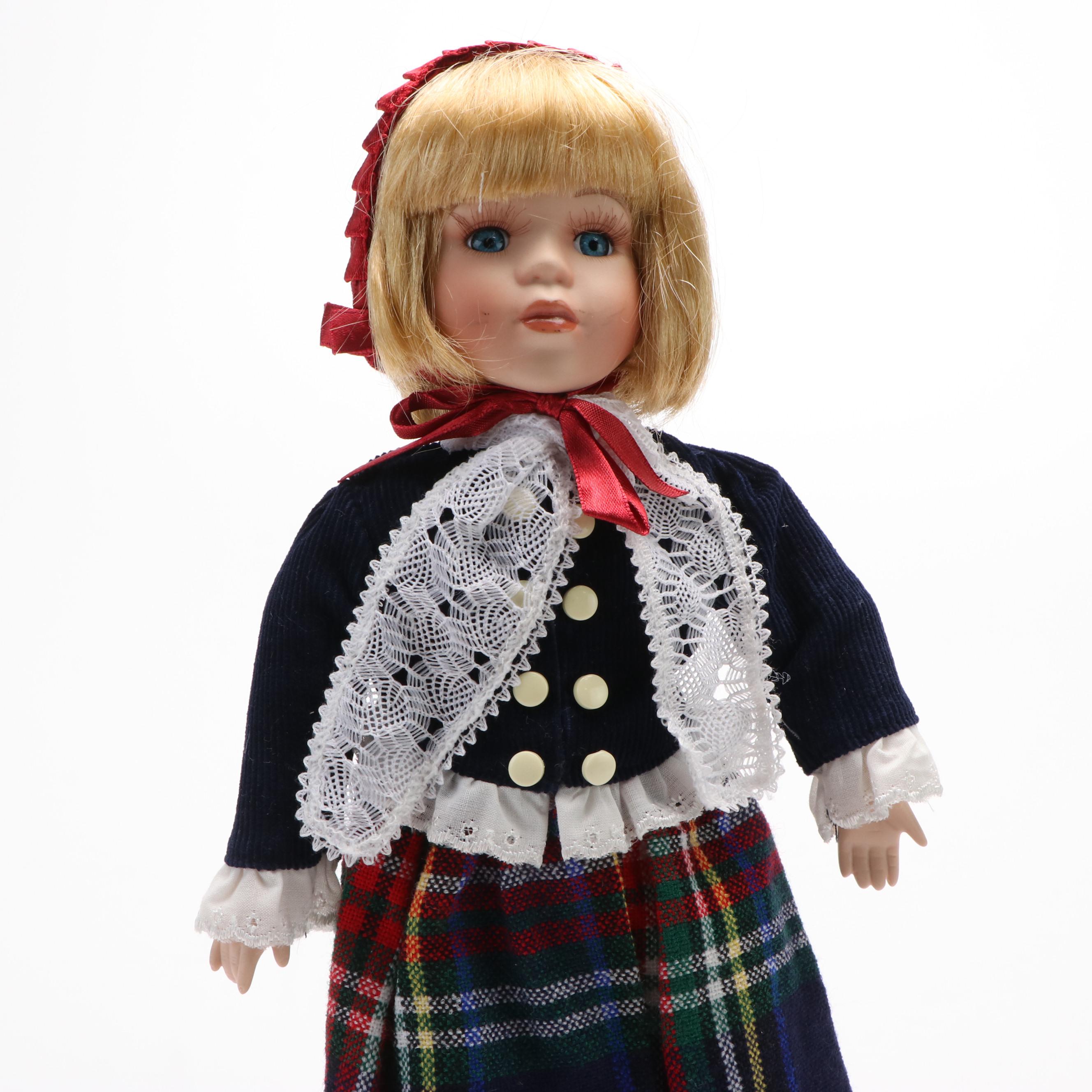Heritage Mint, Brinn's, Geppeddo and Other Porcelain Dolls