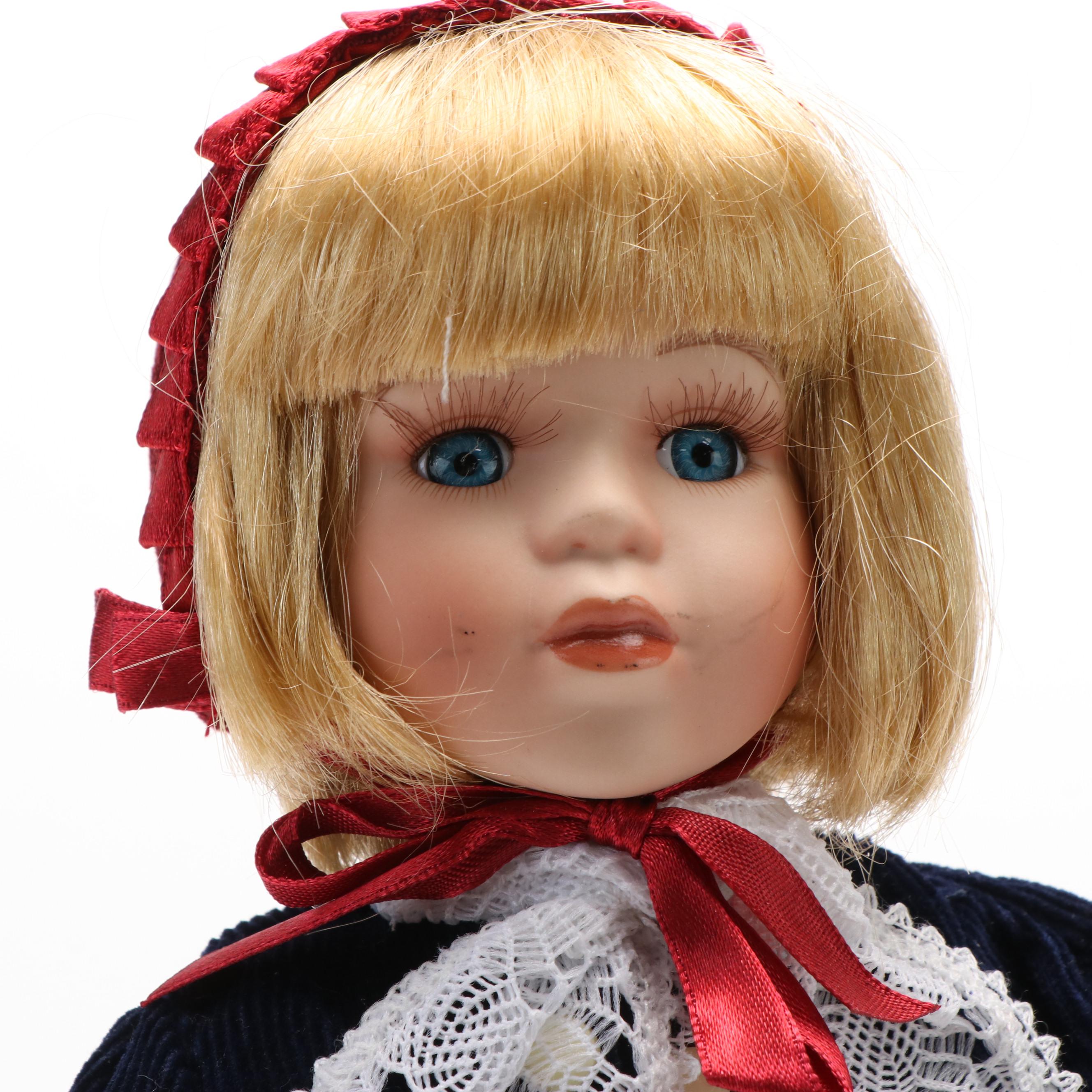 Heritage Mint, Brinn's, Geppeddo and Other Porcelain Dolls