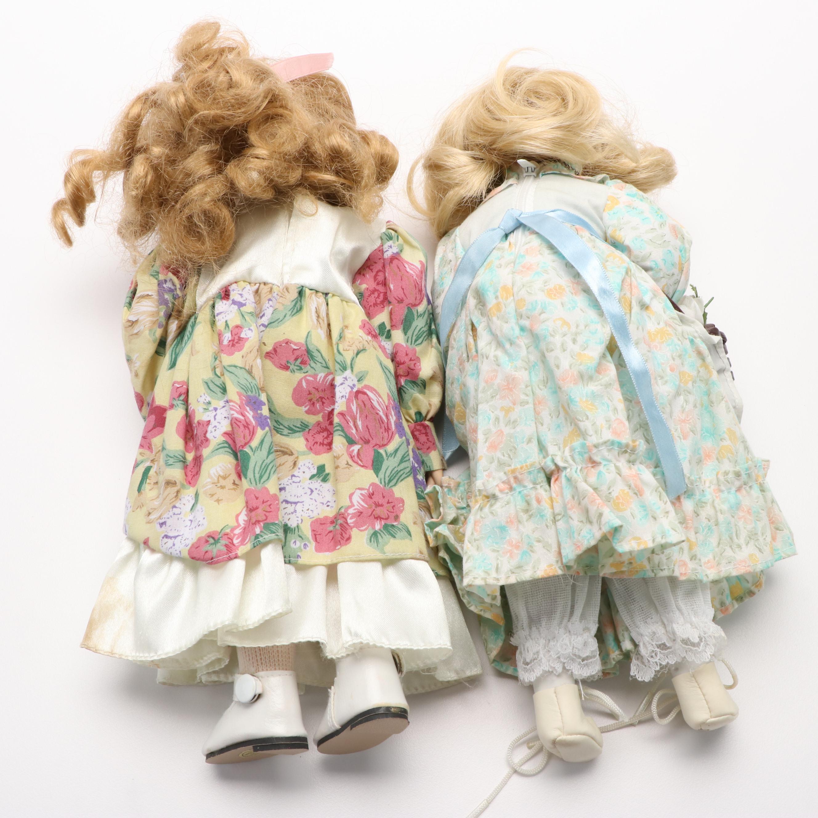 Heritage Mint, Brinn's, Geppeddo and Other Porcelain Dolls