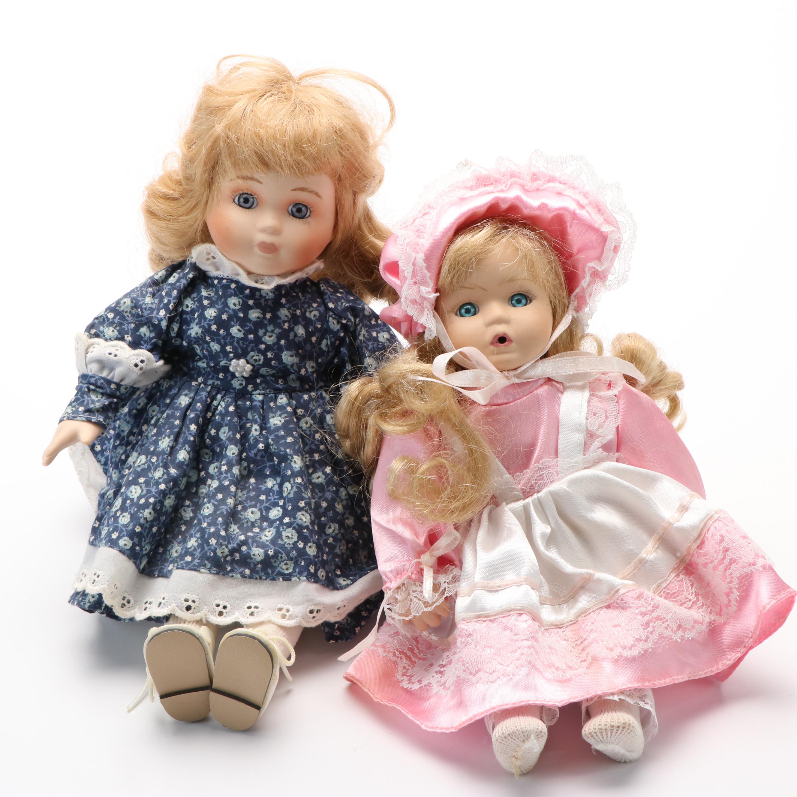 Heritage Mint, Brinn's, Geppeddo and Other Porcelain Dolls