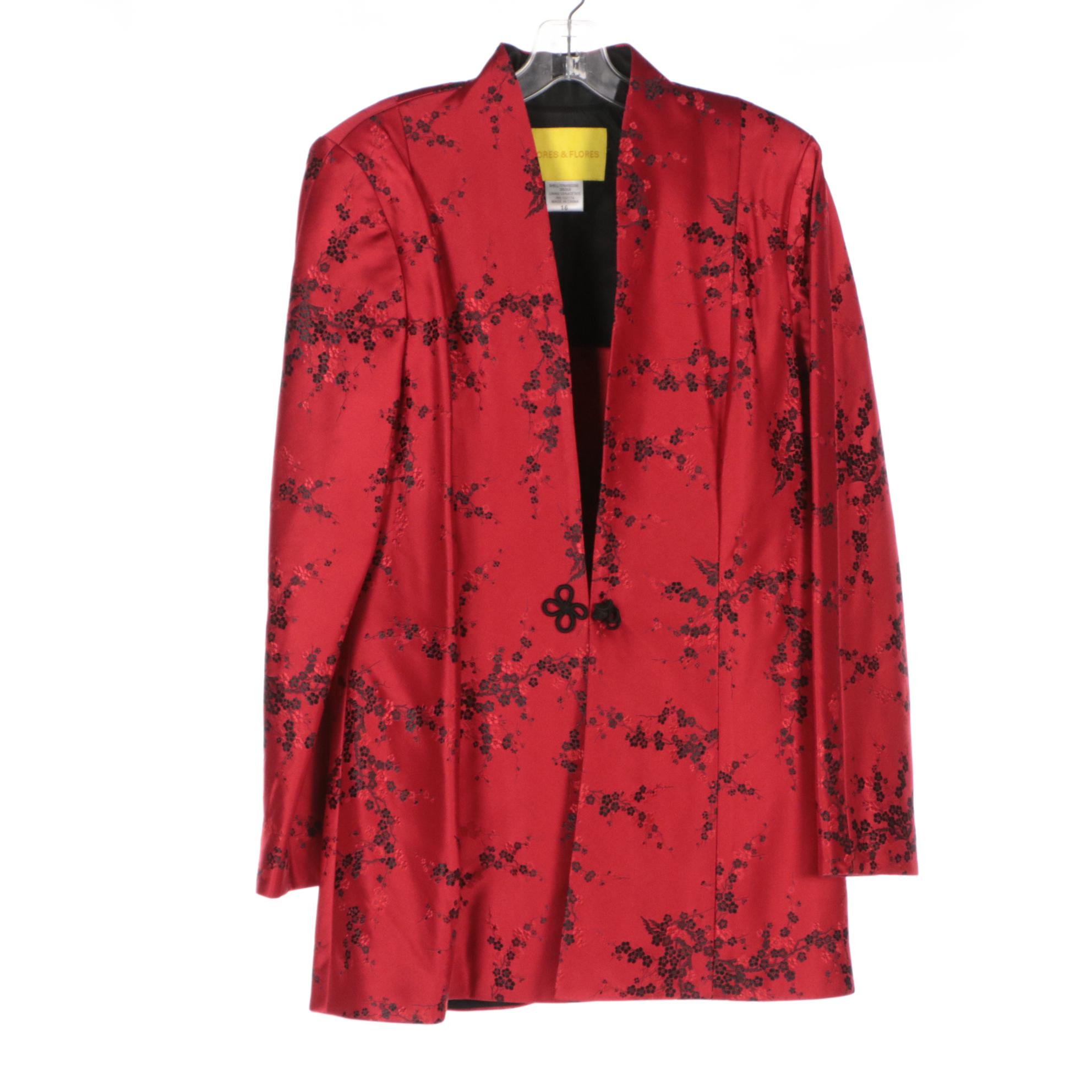 Shanghai Tang Silk Mandarin Jackets and Flores & Flores Brocade Jacket and Top