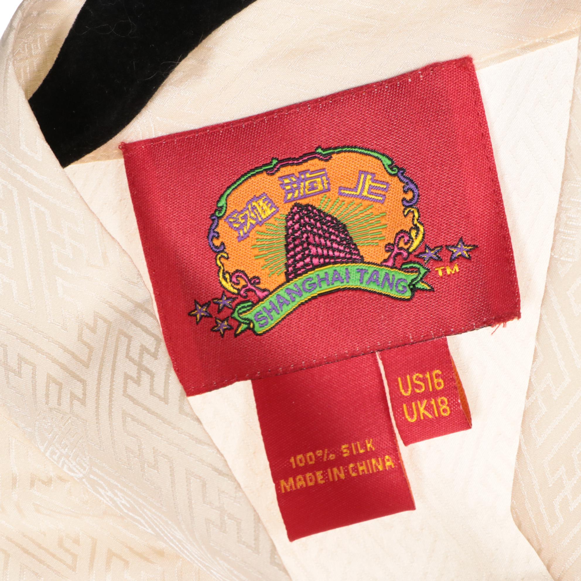 Shanghai Tang Silk Mandarin Jackets and Flores & Flores Brocade Jacket and Top