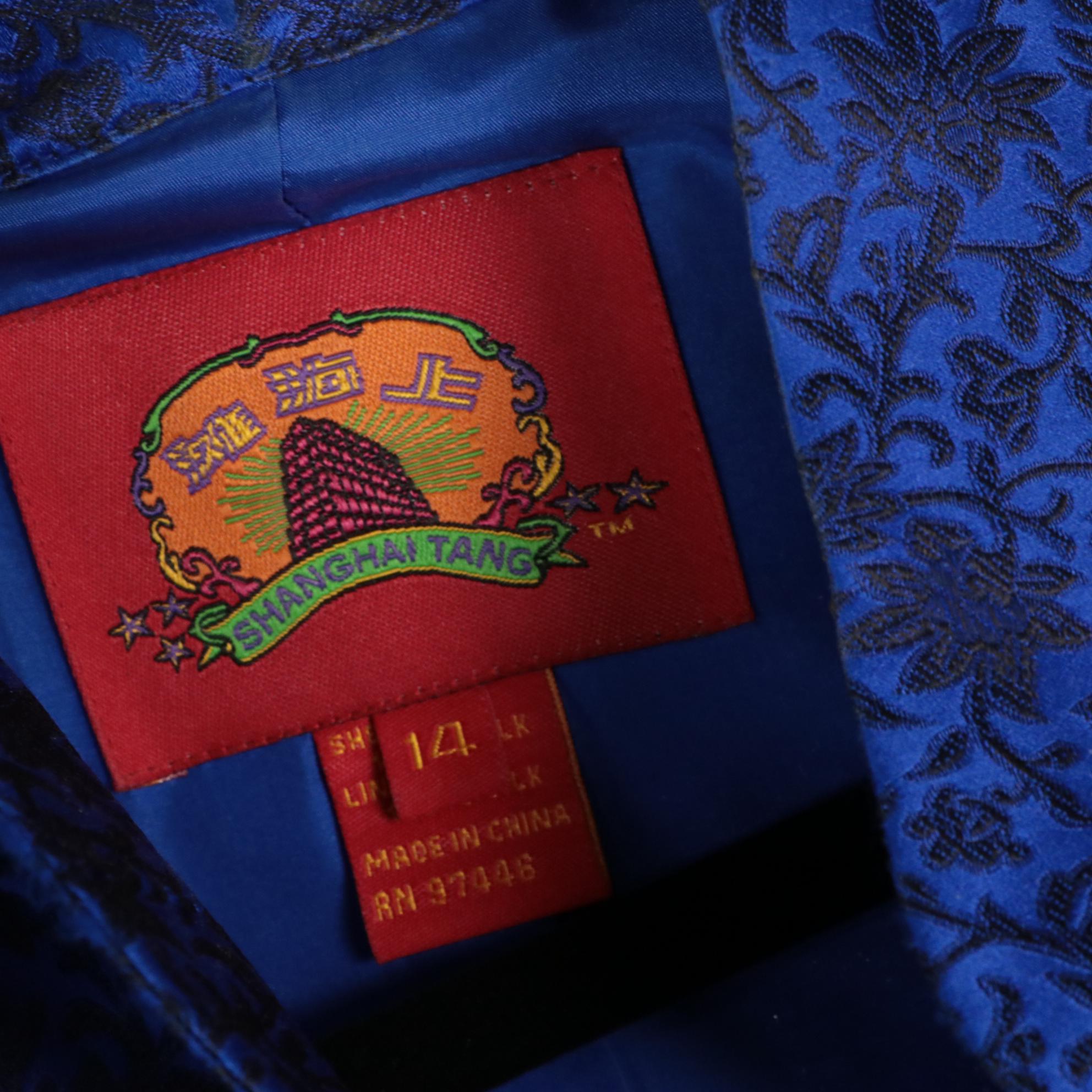 Shanghai Tang Silk Mandarin Jackets and Flores & Flores Brocade Jacket and Top