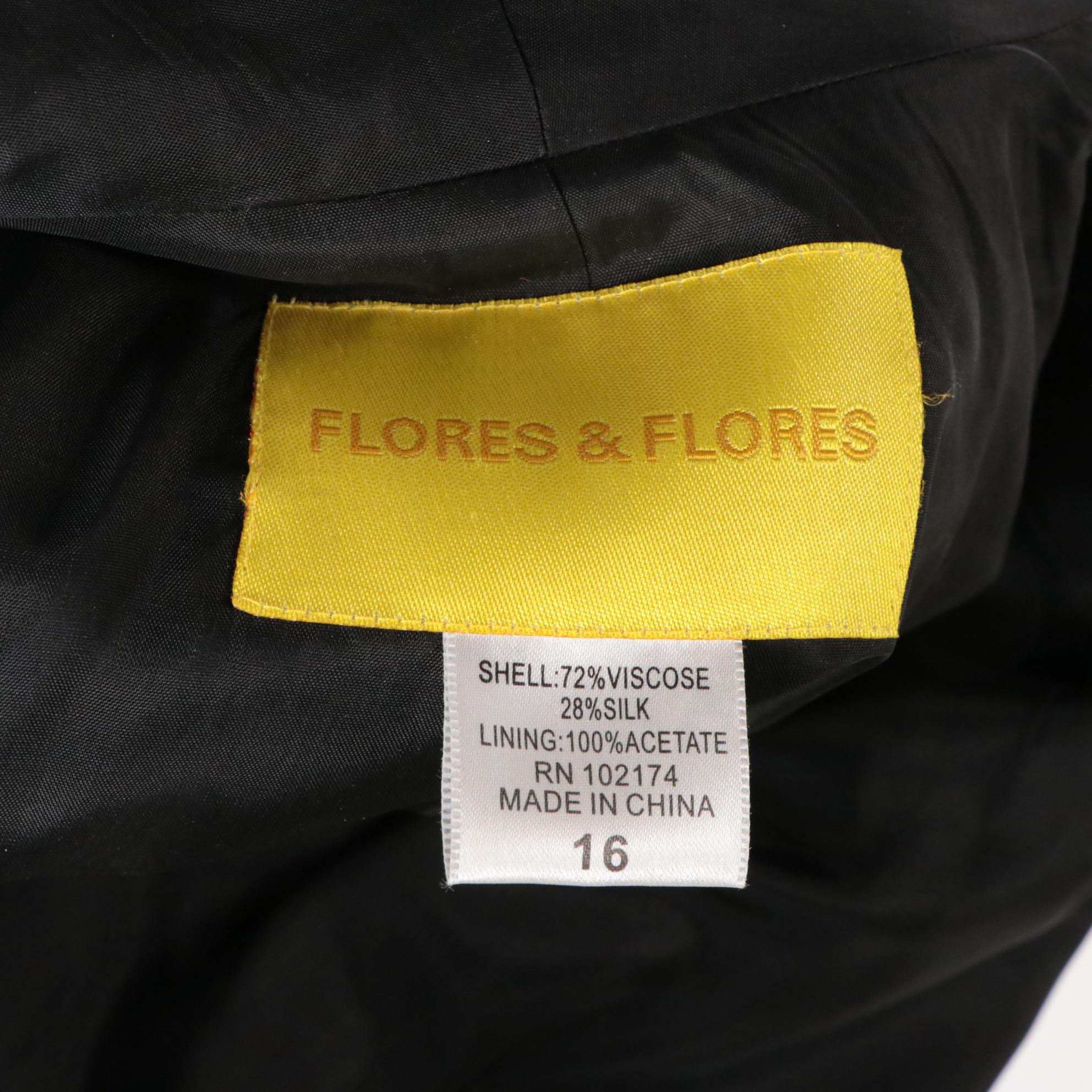 Shanghai Tang Silk Mandarin Jackets and Flores & Flores Brocade Jacket and Top