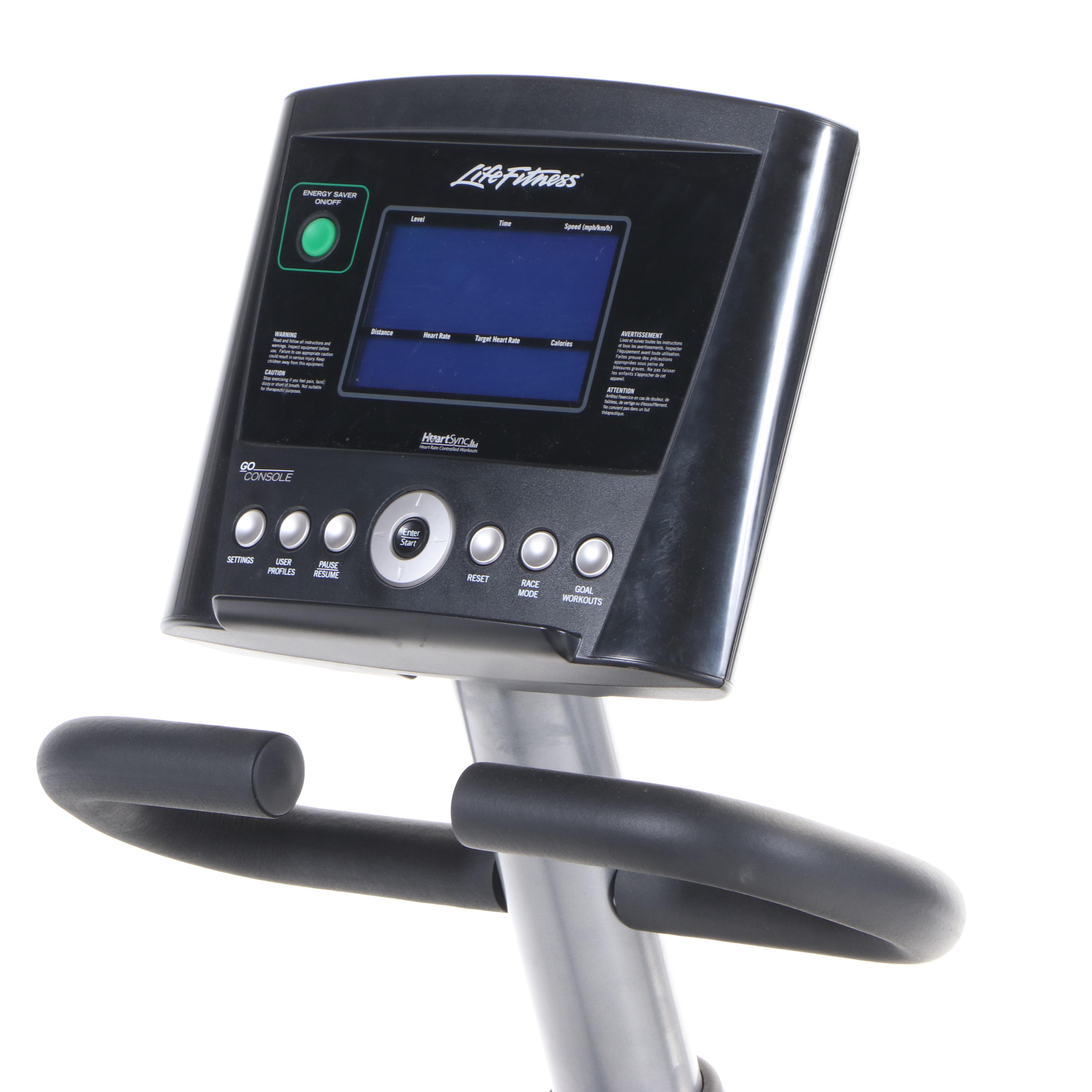 Life Fitness RS3 Recumbent Stationary Bike With Digital Display