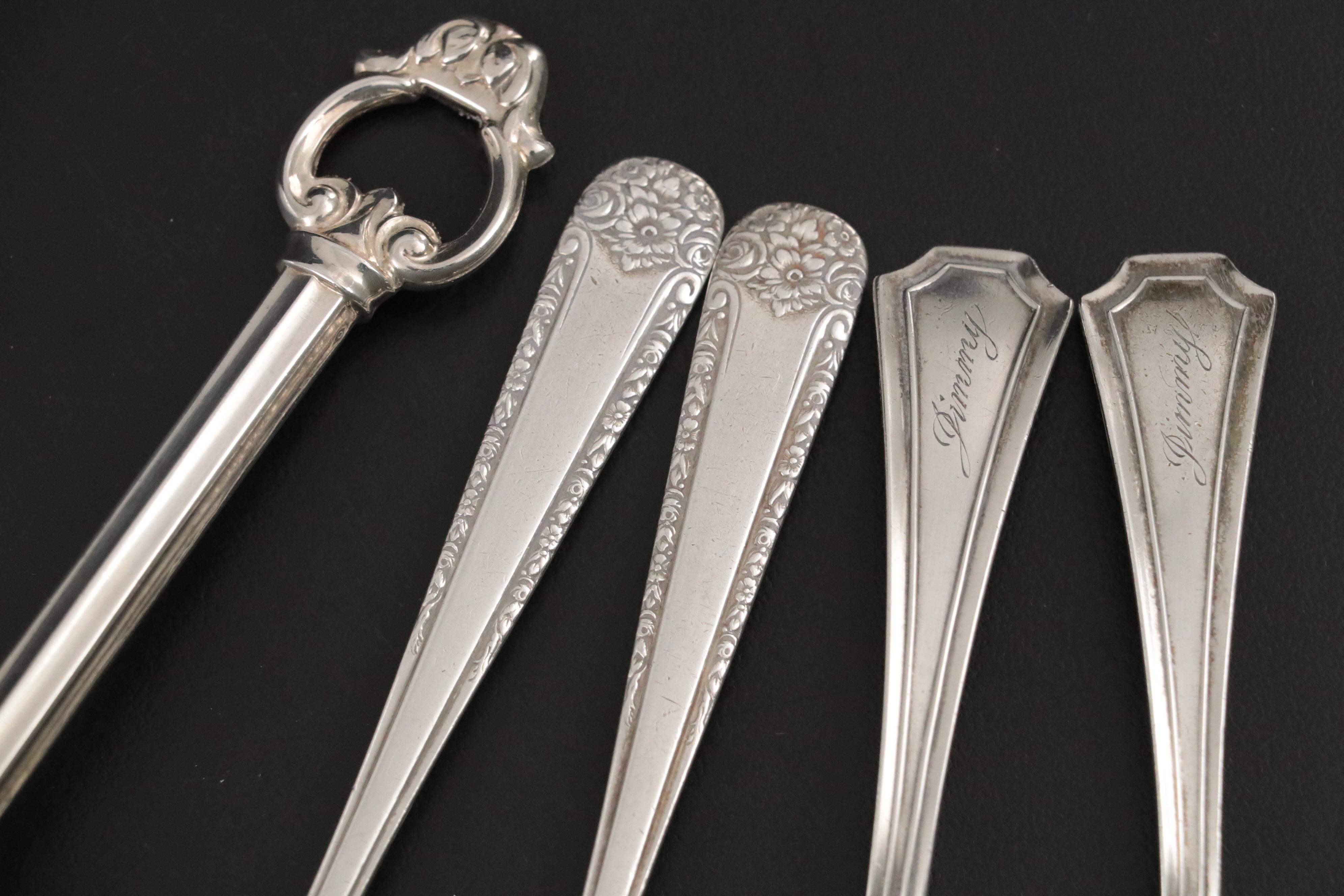 Tiffany & Co. Sterling Silver Baby Cups with Sterling Silver Rattle and More