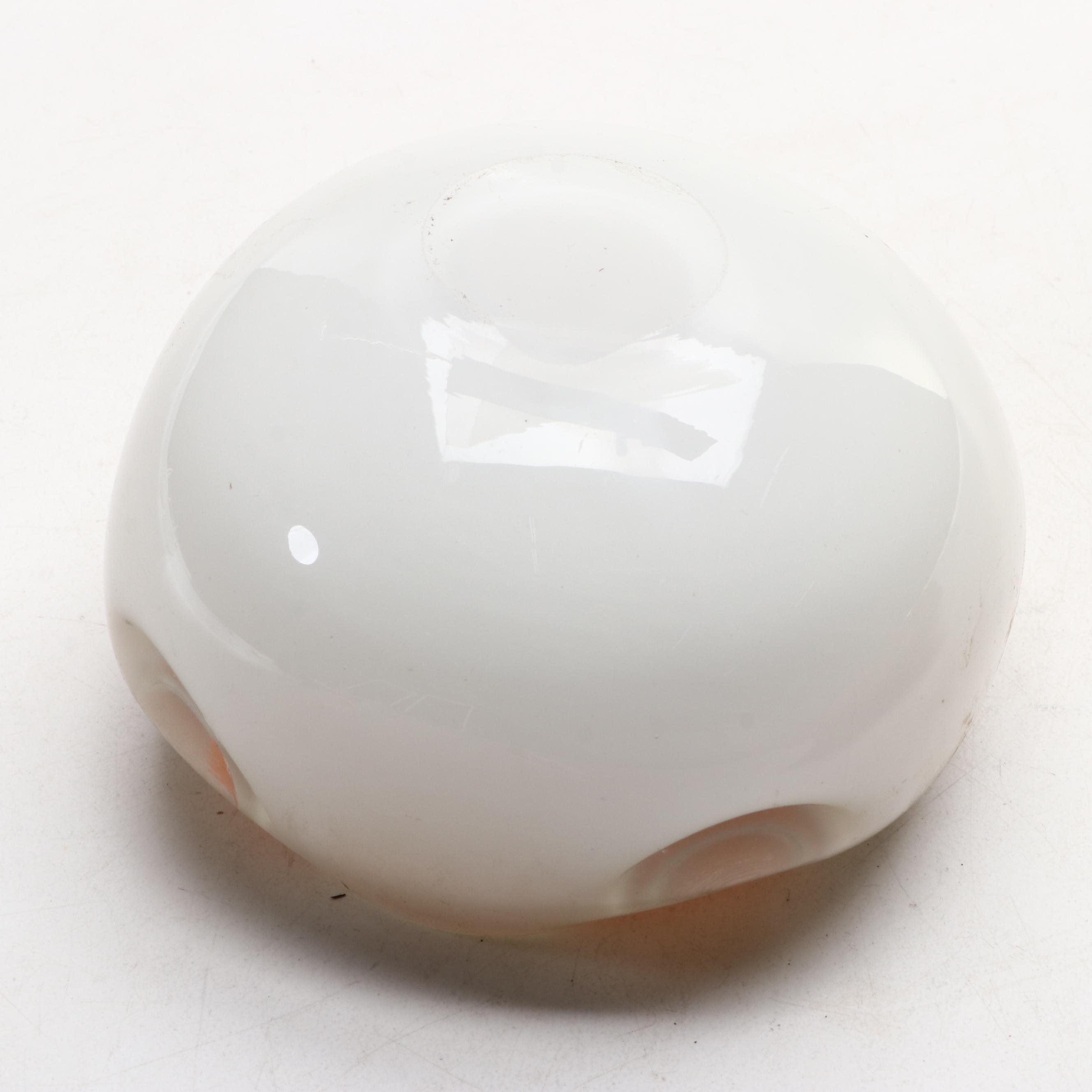 Drip Glazed and Other Pottery and Murano Glass Ashtrays, Mid to Late 20th C