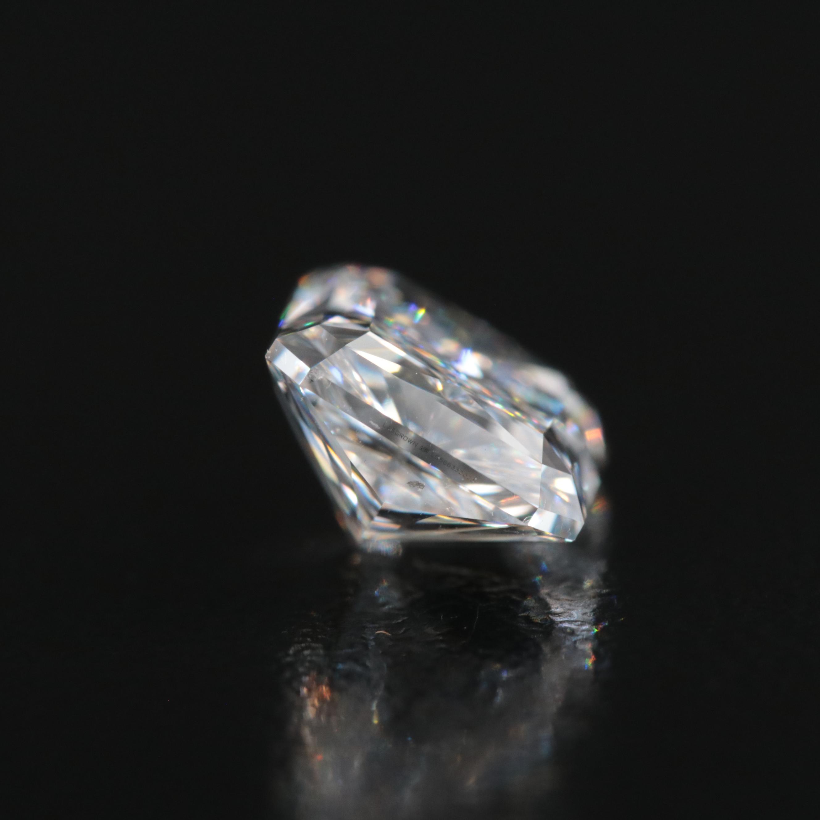 Loose 3.95 CT Lab Grown Diamond with IGI Report