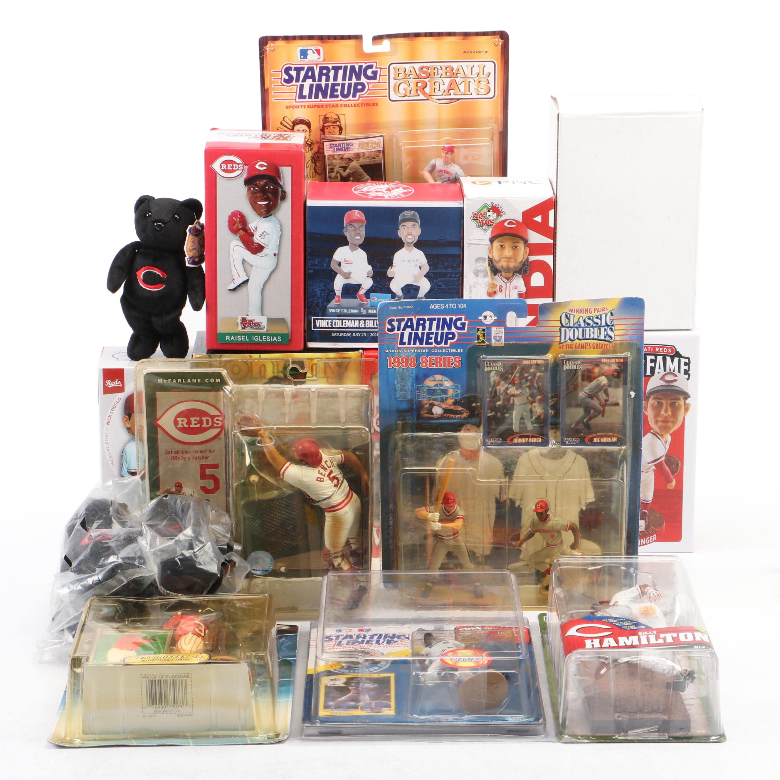 Cincinnati Reds Bobbleheads, Starling Lineup Figures, Beanie Babies, and More