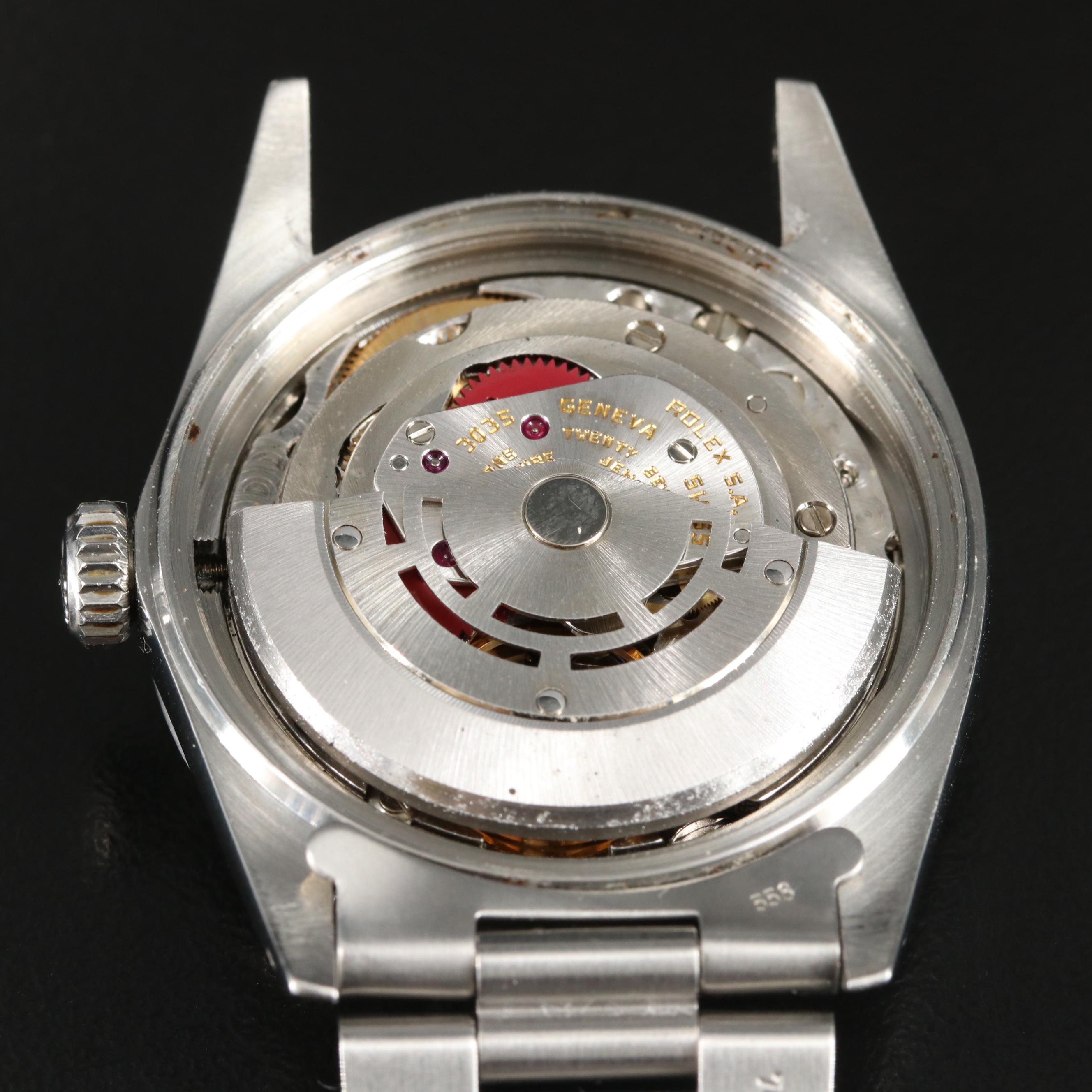 1981 Rolex Oyster Perpetual Datejust Engine Turned Bezel Watch