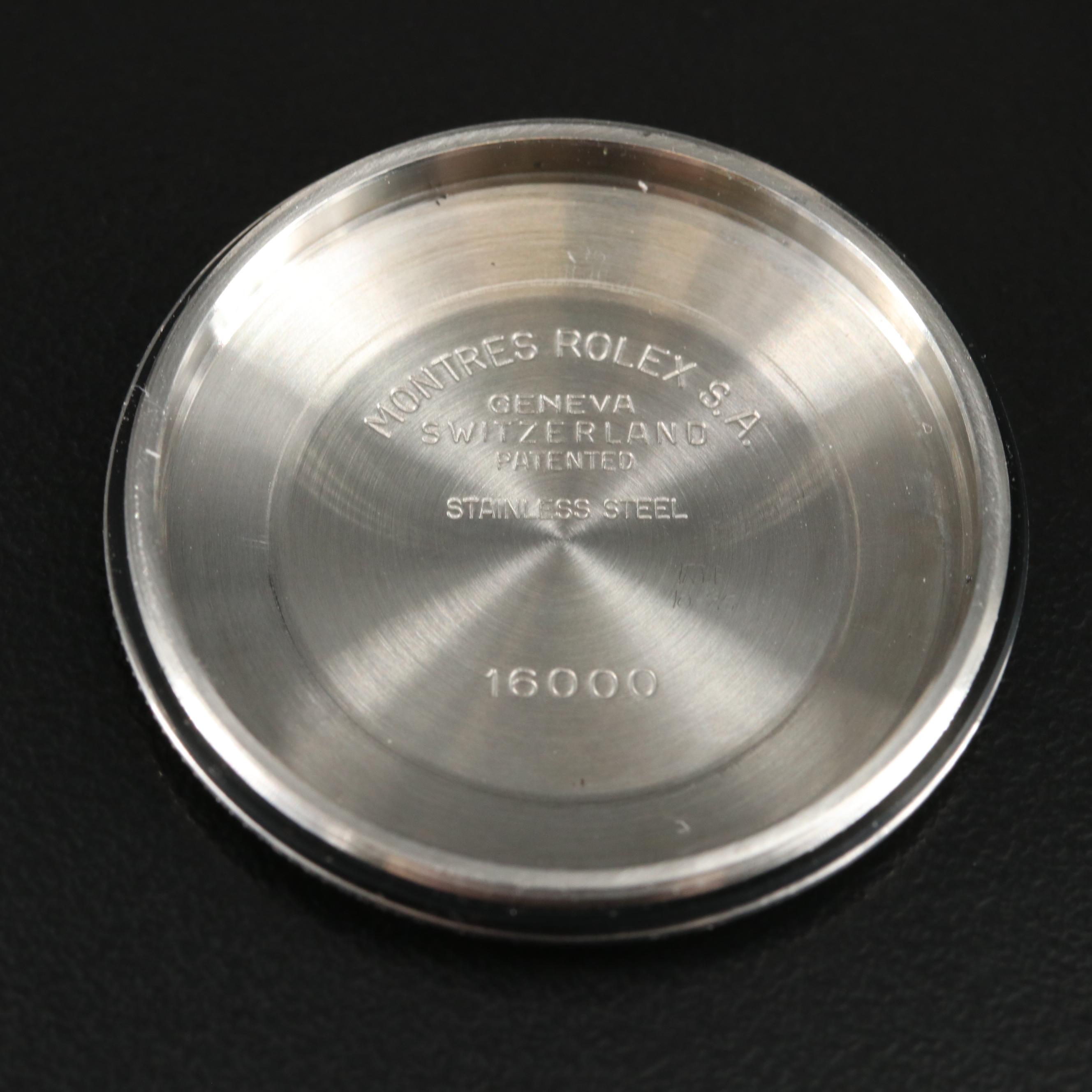 1981 Rolex Oyster Perpetual Datejust Engine Turned Bezel Watch