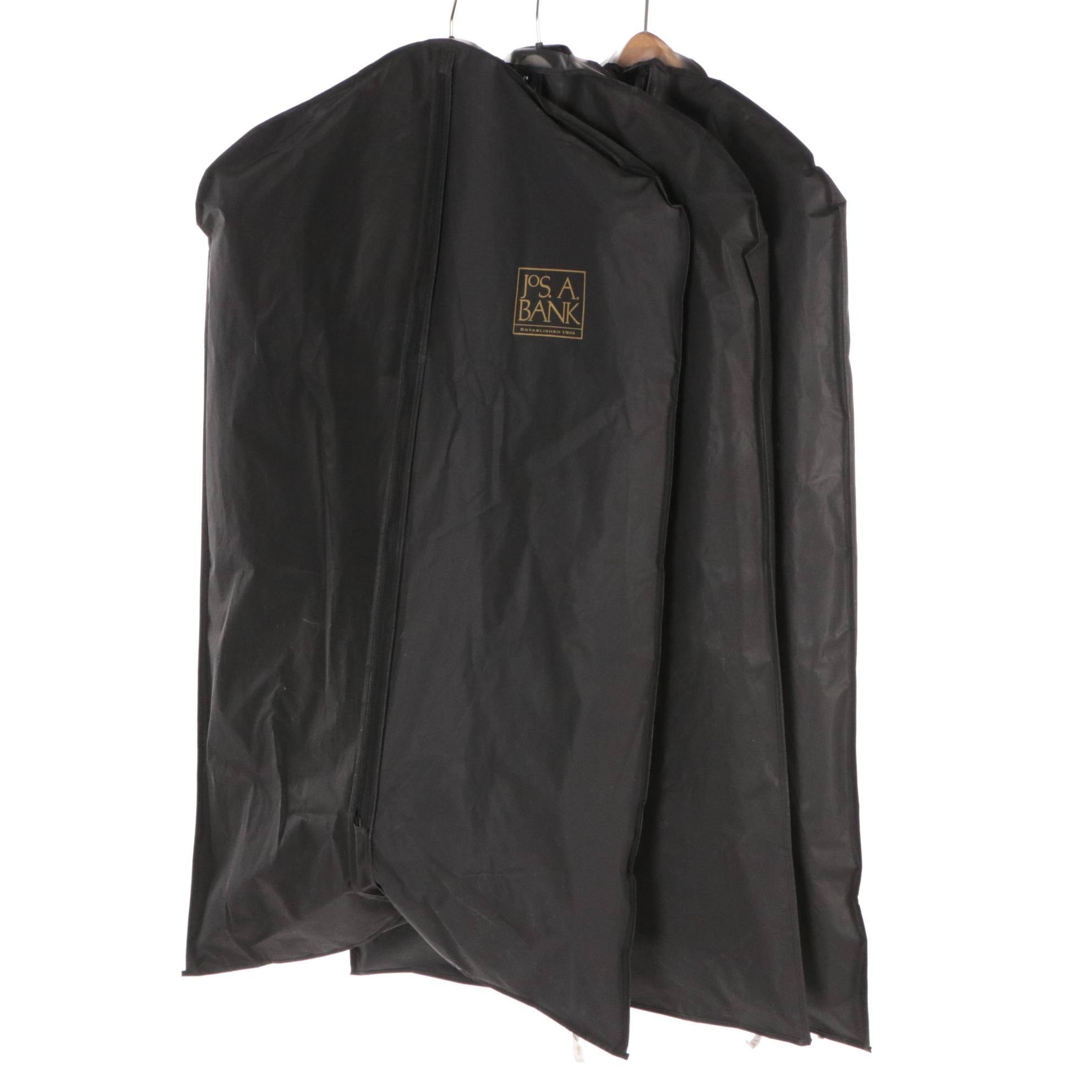 Men's Walter-Morton Wool and Cashmere Two-Piece Suits in Garment Bags