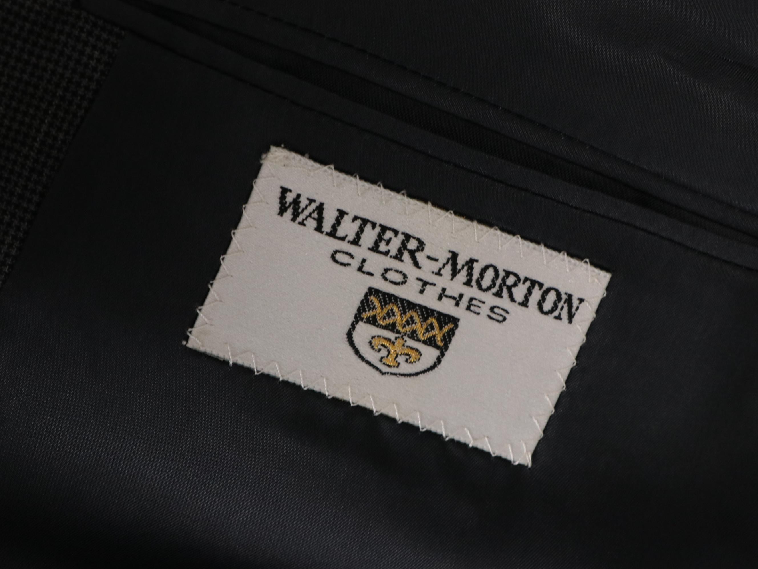 Men's Walter-Morton Wool and Cashmere Two-Piece Suits in Garment Bags